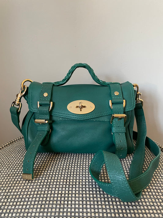 Preloved Mulberry Alexa Satchel Bag, Mini