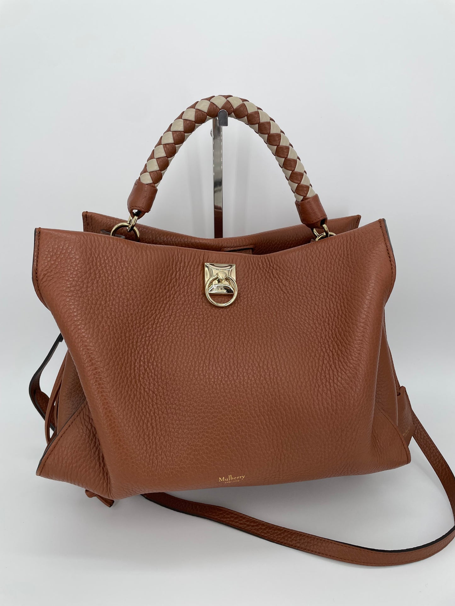 Preloved Mulberry Iris Top Handle Tote Bag, Large
