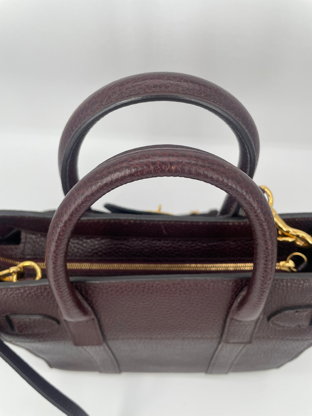 Preloved Mulberry Zipped Bayswater Crossbody Tote, Mini