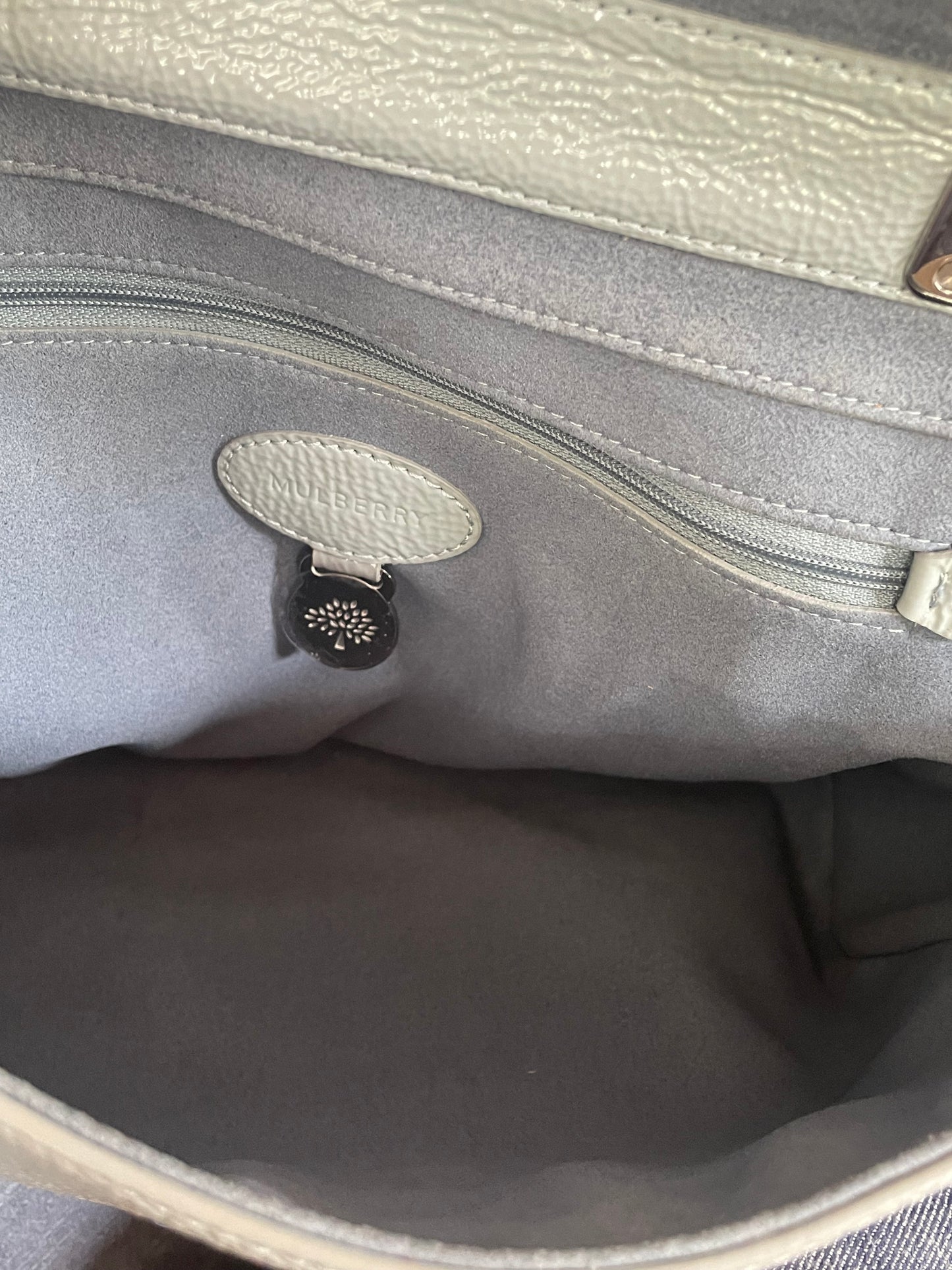 Preloved Mulberry Lily Shoulder Bag, Medium