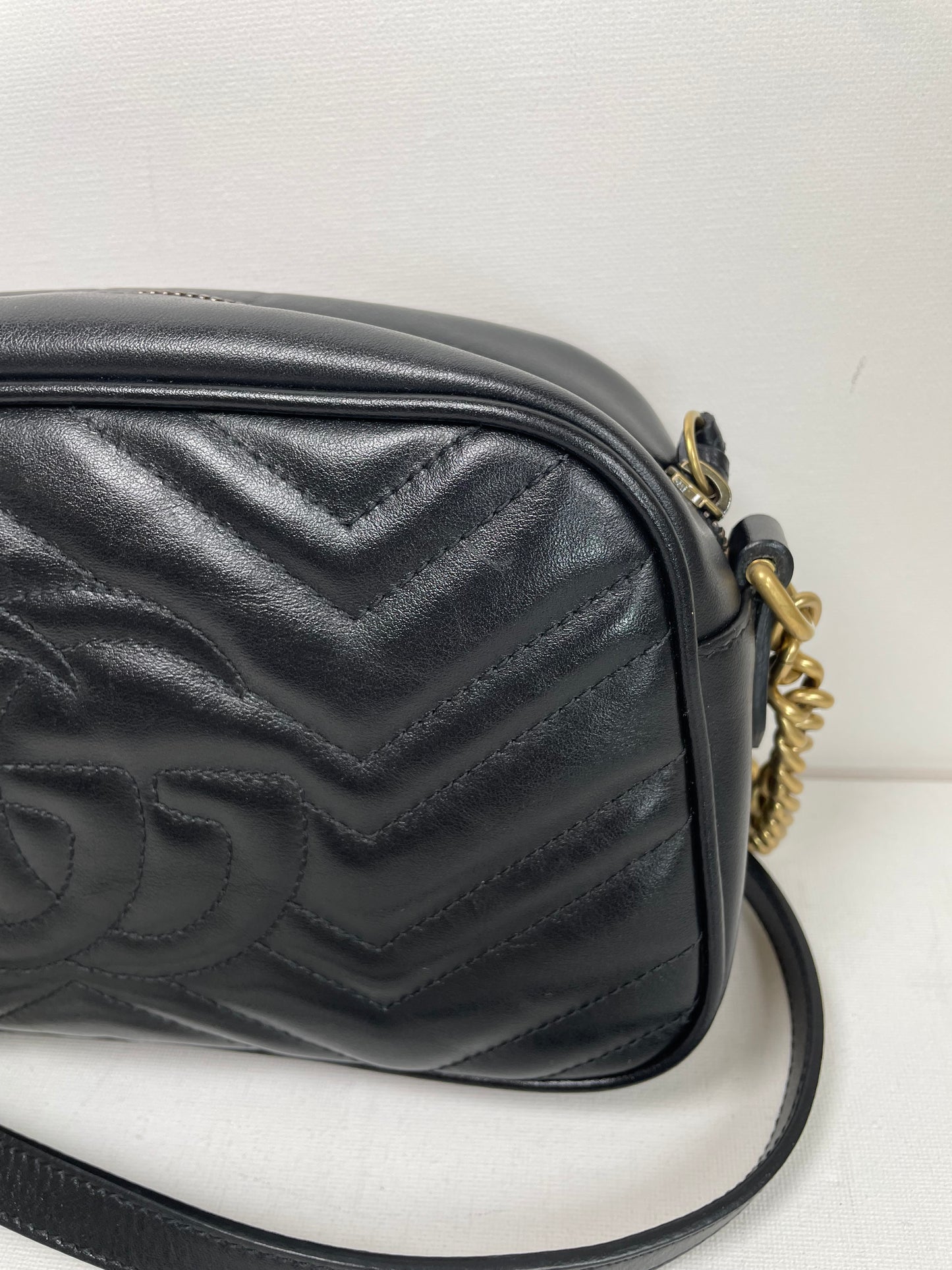 Preloved Gucci Marmont Shoulder Bag, Small