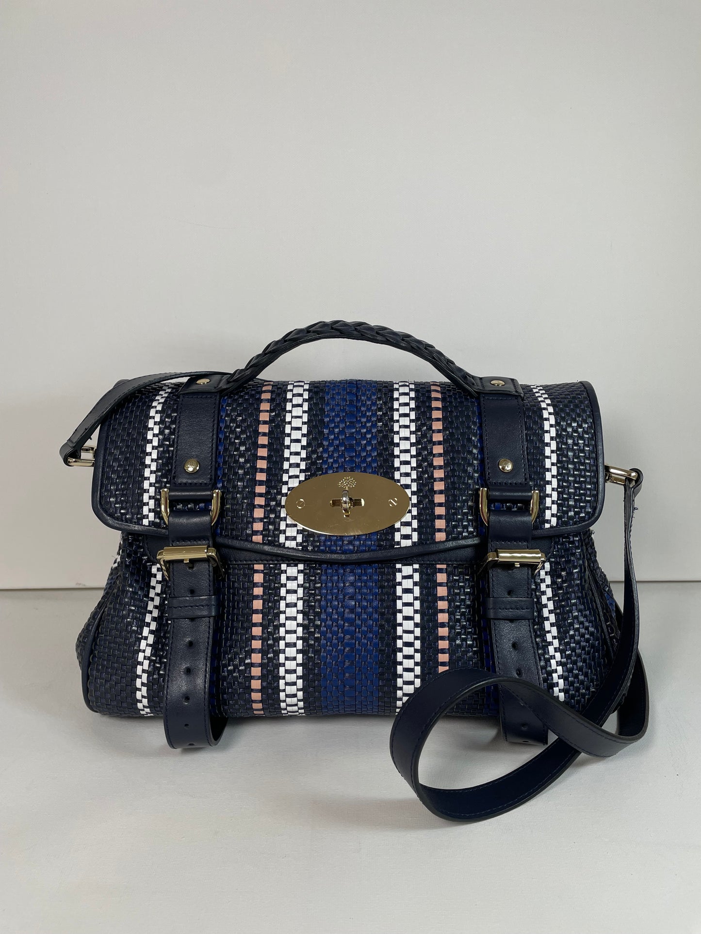 Preloved Mulberry Alexa Satchel Bag, Regular
