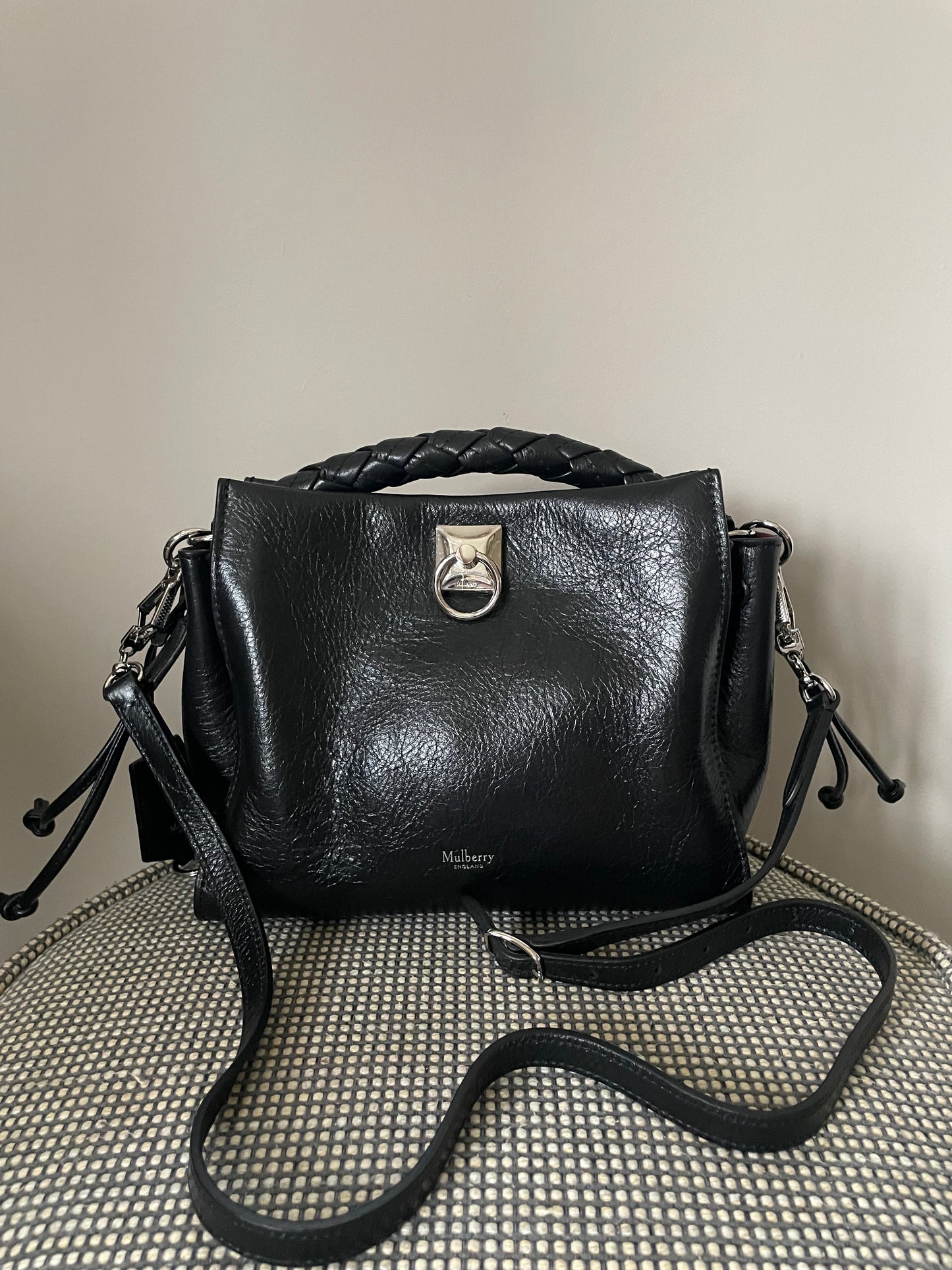 Preloved Mulberry Iris Shoulder Bag, Small