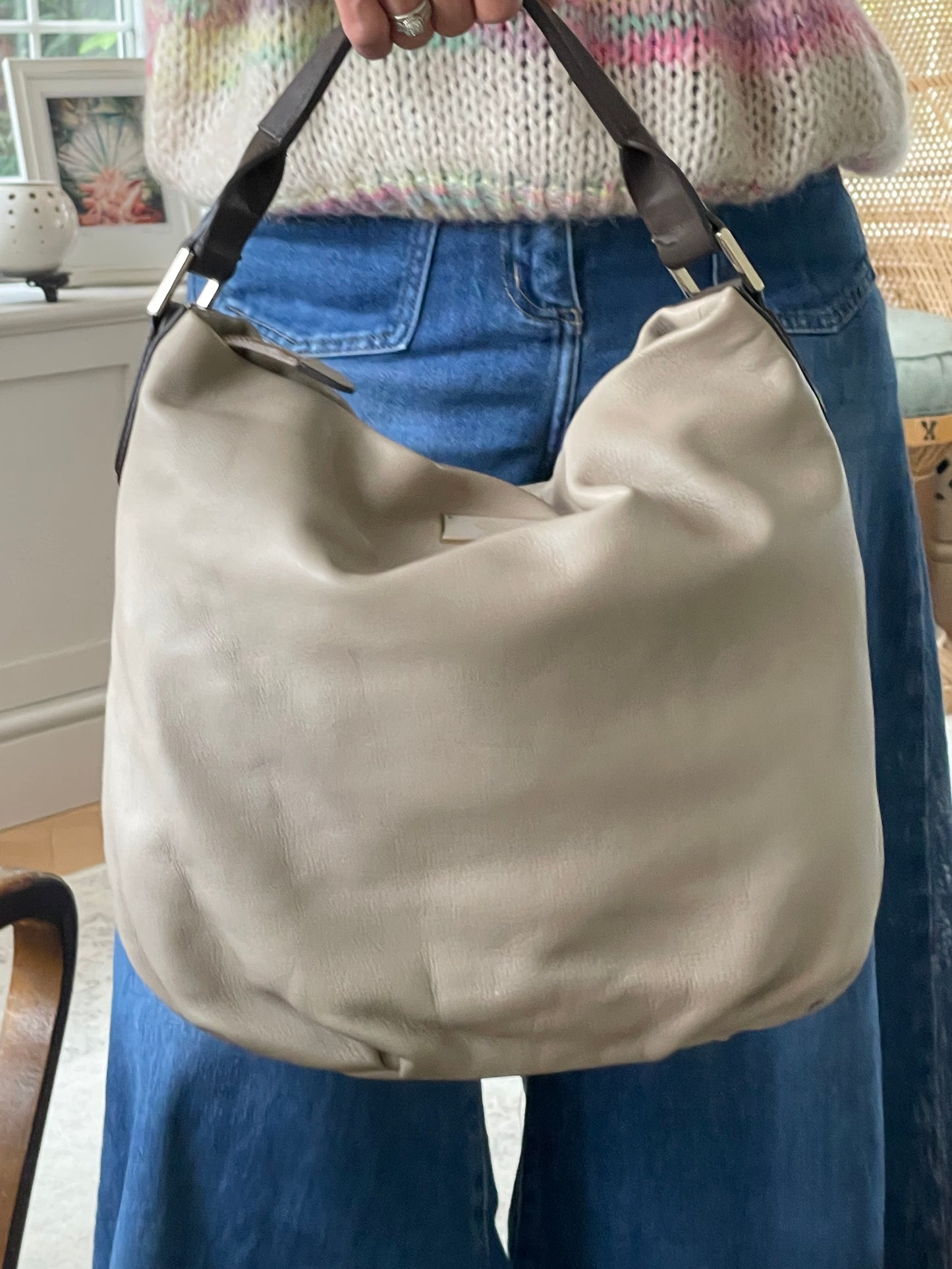 Preloved Anya Hindmarch Top Handle Shoulder Bag