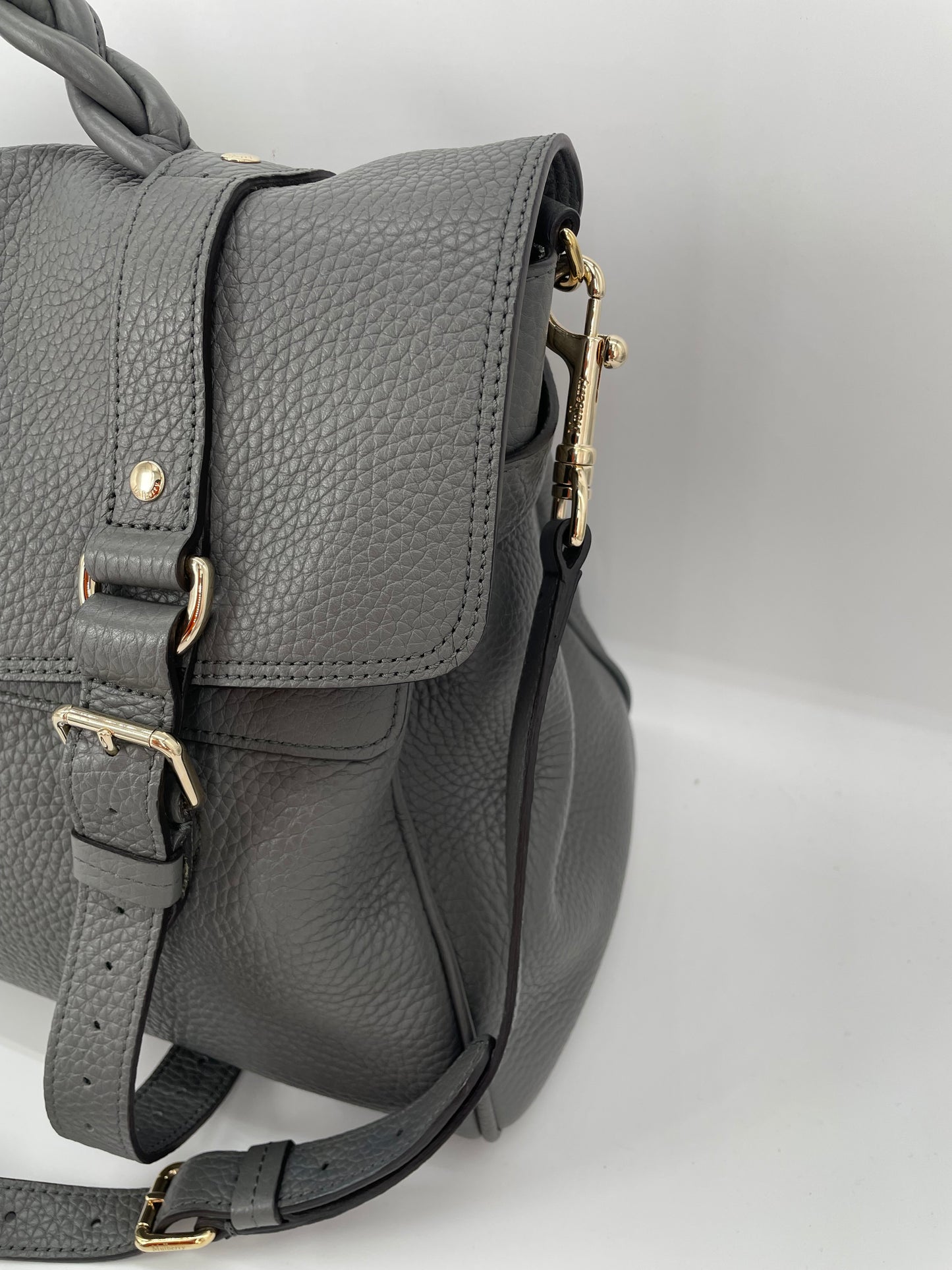 Preloved Mulberry Alexa Satchel Bag, Oversized