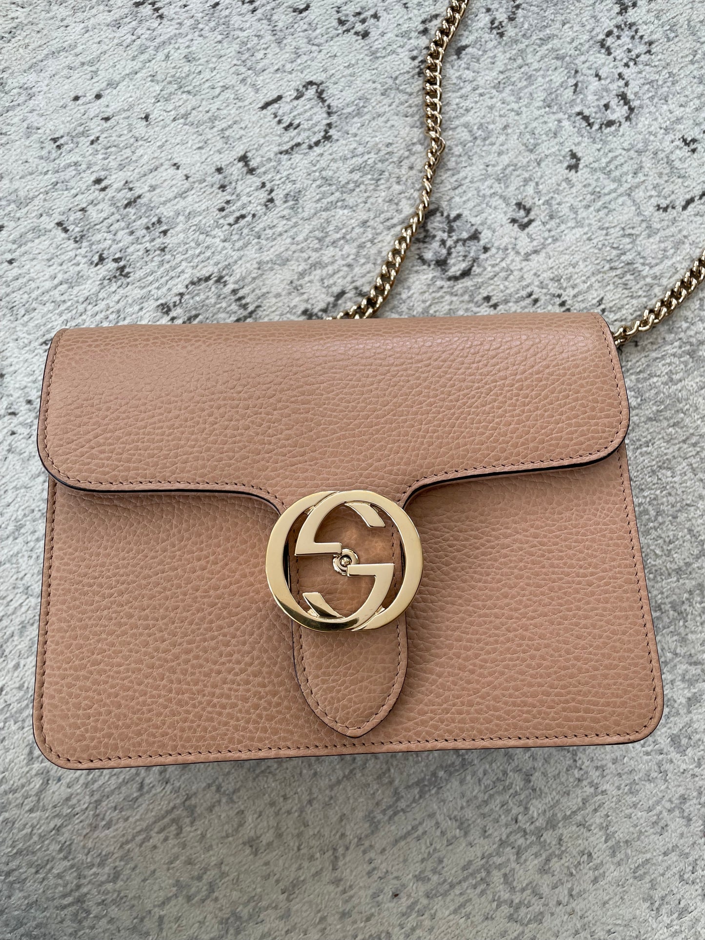 Preloved Gucci Interlocking Shoulder Bag