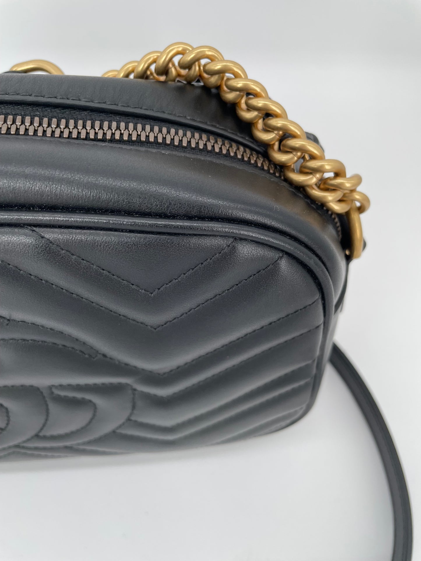 Preloved Gucci Marmont Shoulder Bag, Small