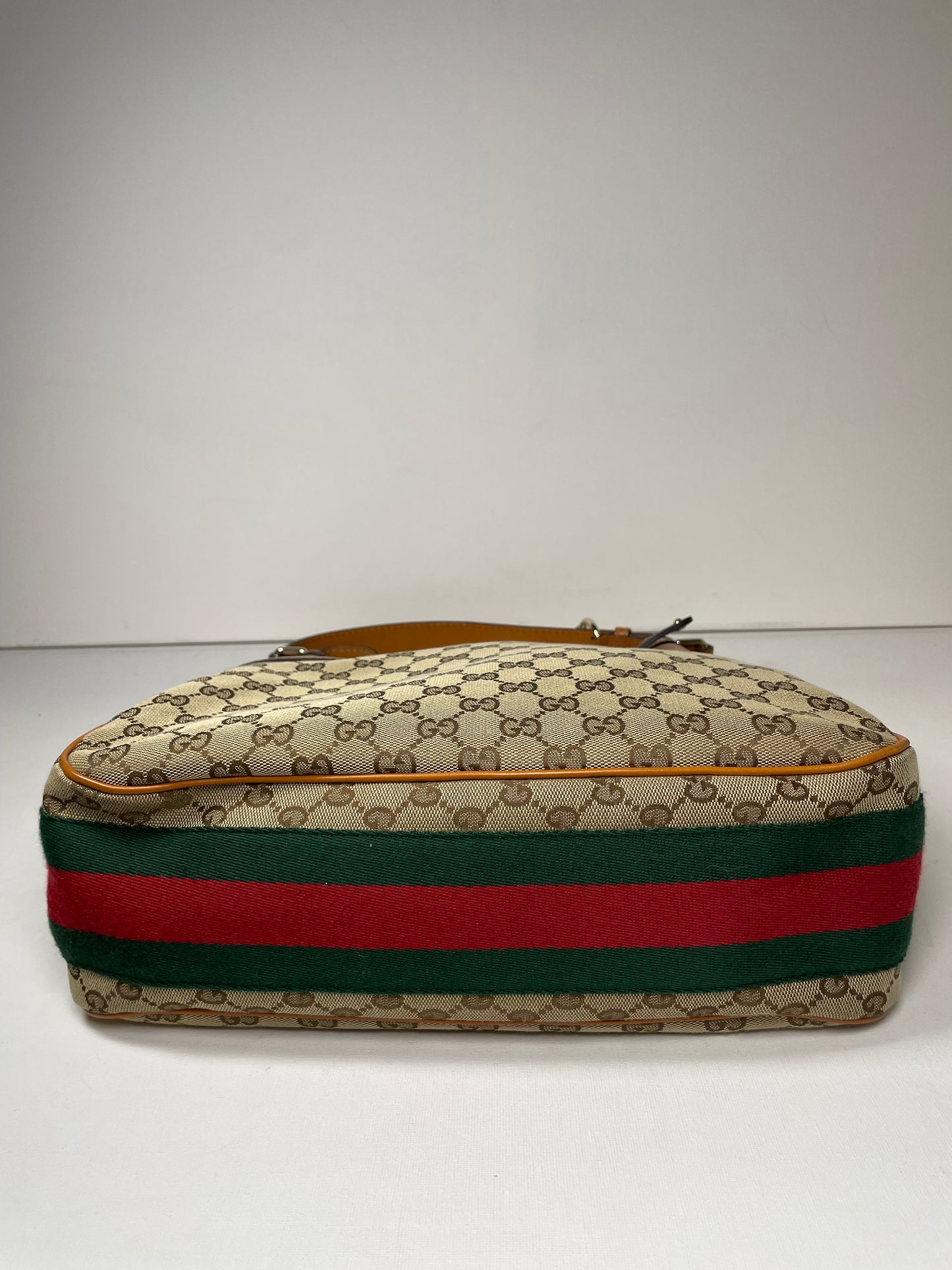 Preloved Gucci GG Heritage Horsebit Hobo Bag