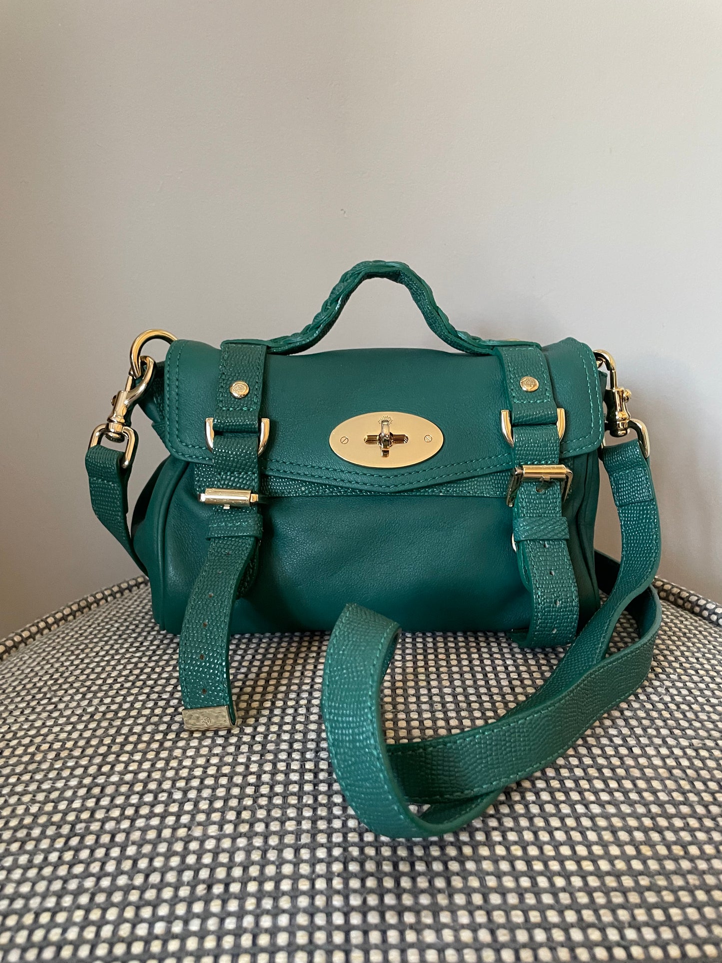 Preloved Mulberry Alexa Satchel Bag, Mini