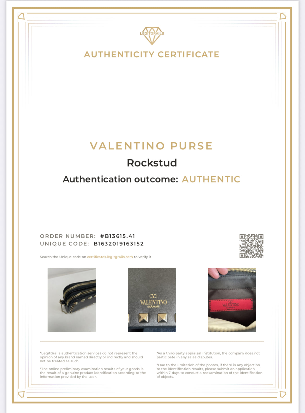 Preloved Valentino Garavani Rockstud Long Wallet