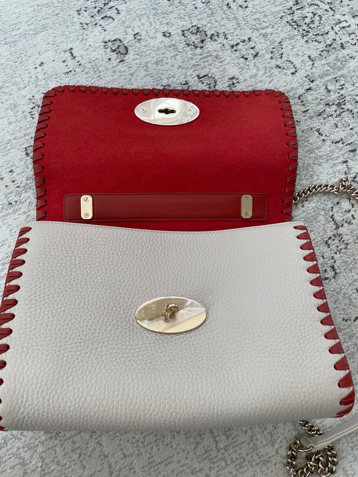 Preloved Mulberry Lily Shoulder Bag, Medium