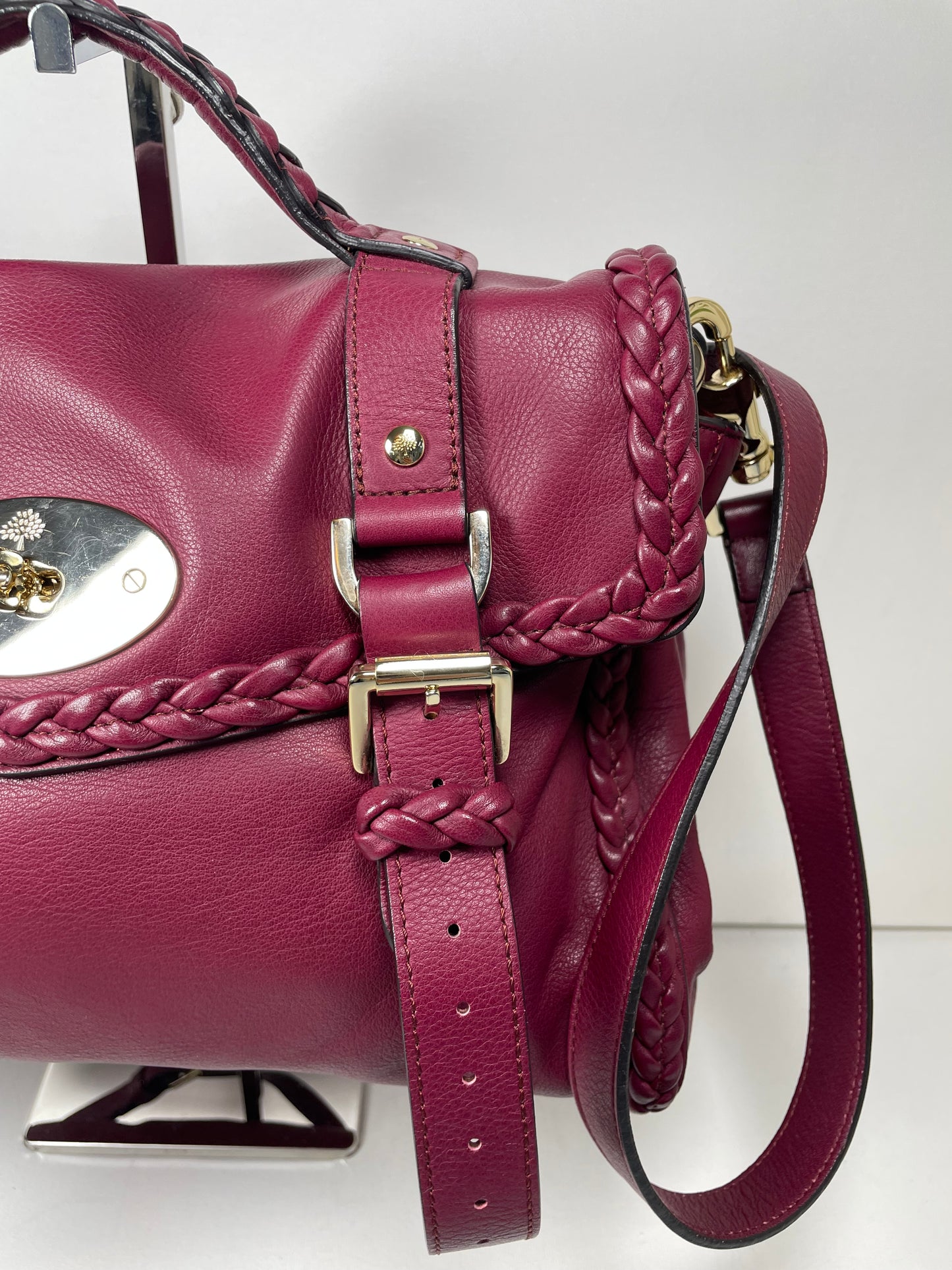 Preloved Mulberry Alexa Satchel Bag, Regular