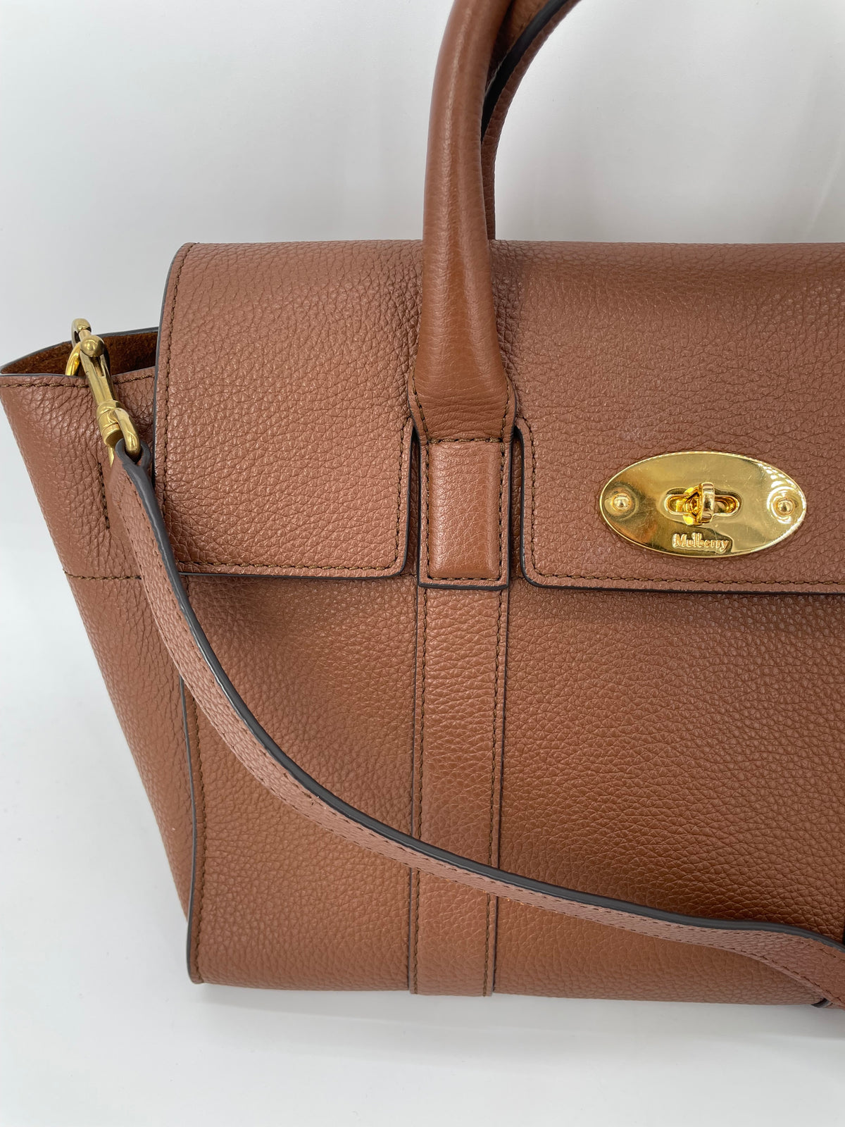 Preloved Mulberry Bayswater Satchel Bag, Small