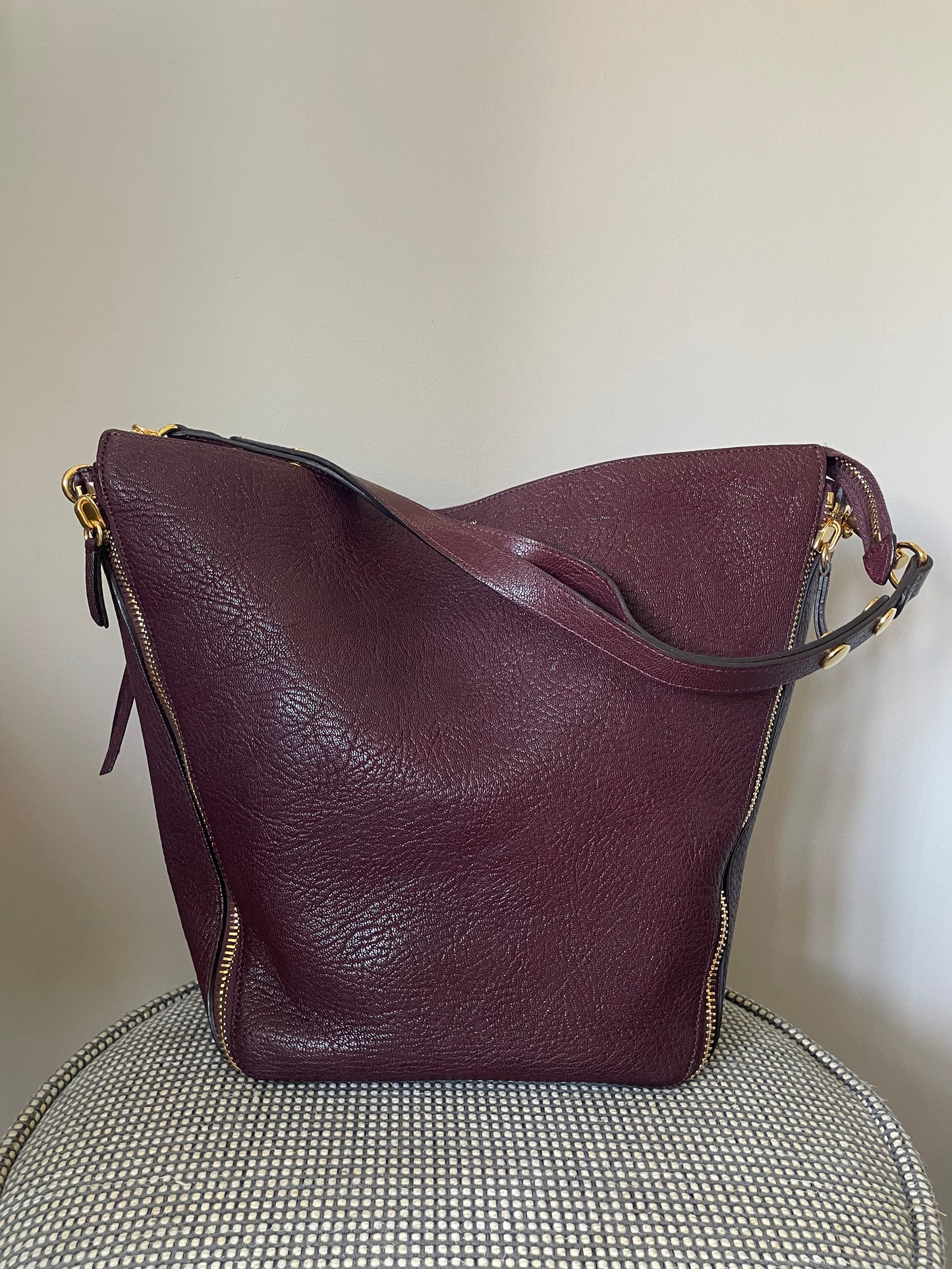Preloved Mulberry Camden Bucket Shoulder Bag, Medium