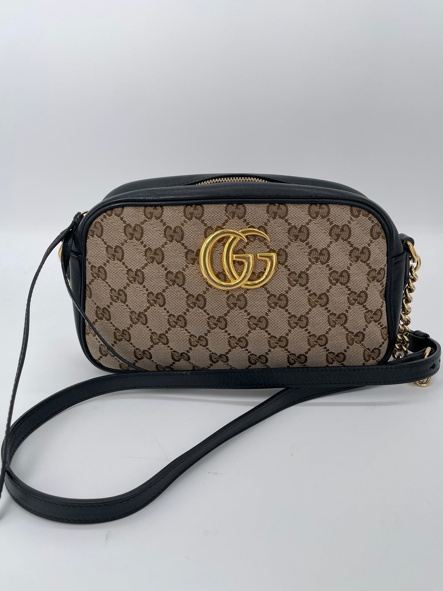 Preloved Gucci Matelasse Diagonal GG Marmont Bag, Small