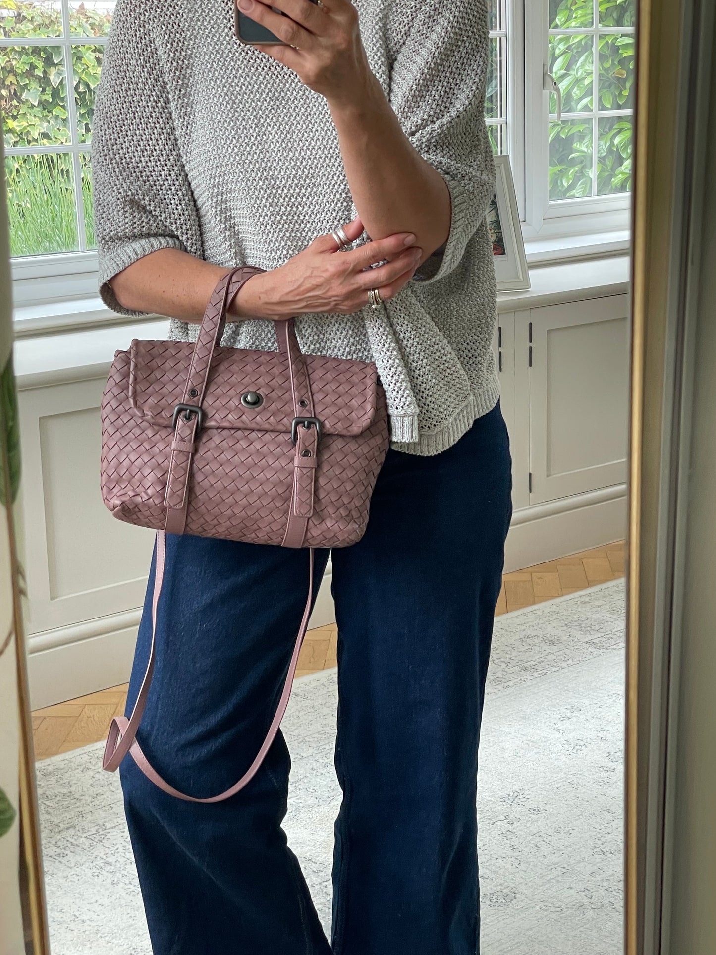 Preloved Bottega Veneta Two Way Satchel Bag