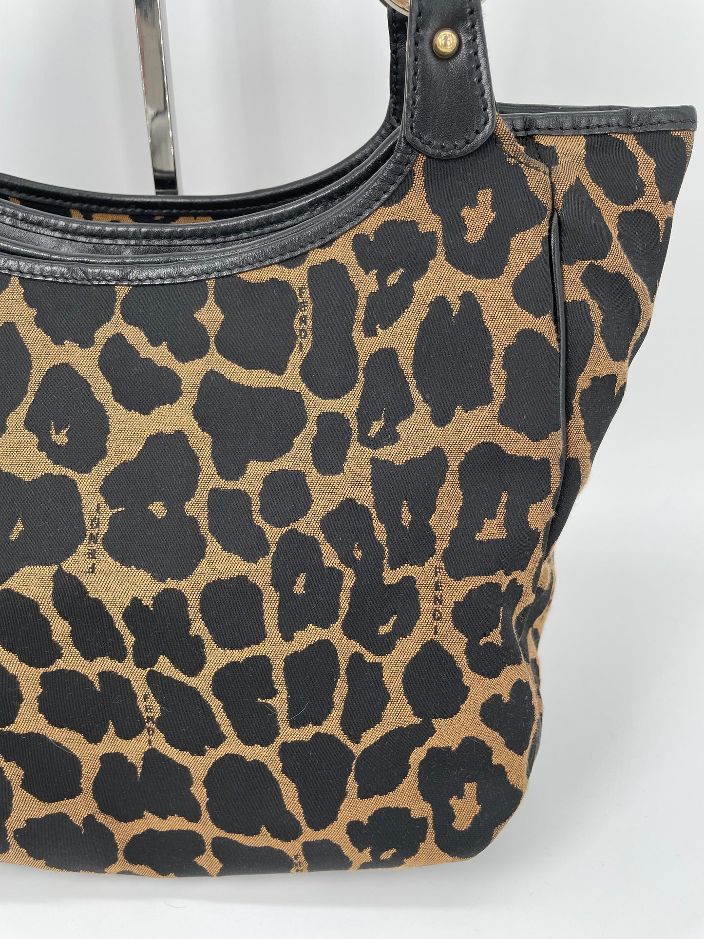 Preloved, Vintage Fendi Chef Canvas Shoulder tote bag