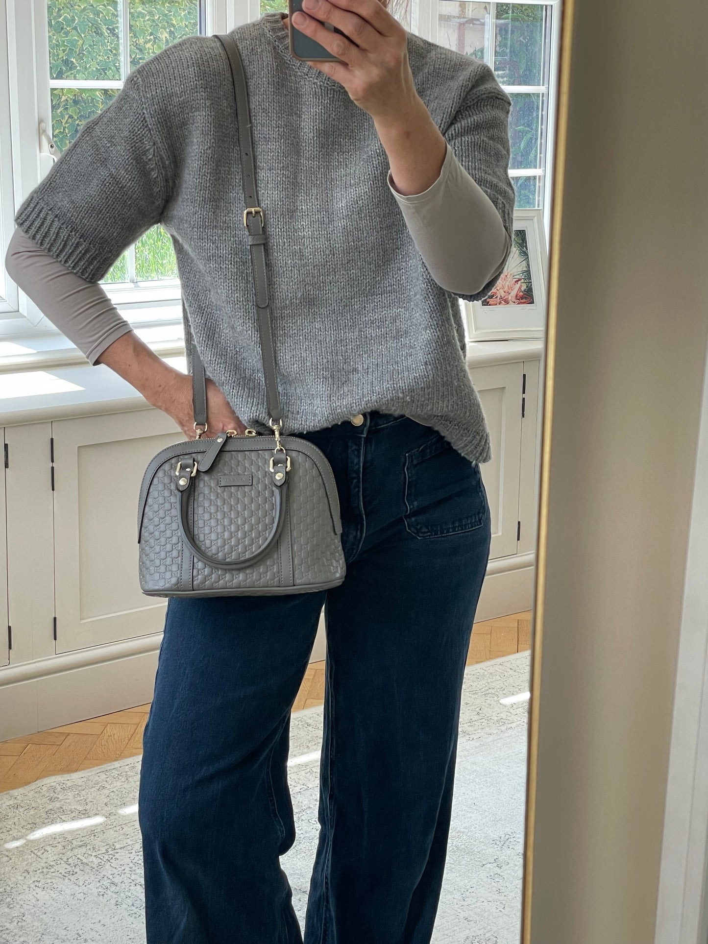 Preloved Gucci Guccissima Dome Shoulder Bag, Mini