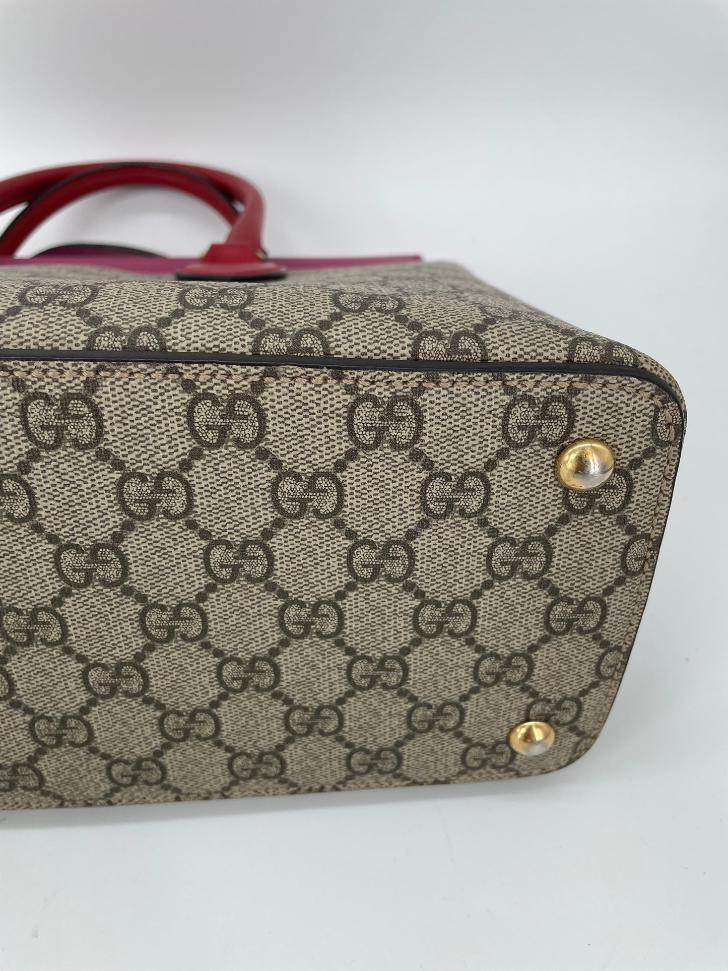 Preloved Gucci Supreme Monogram Tote Bag
