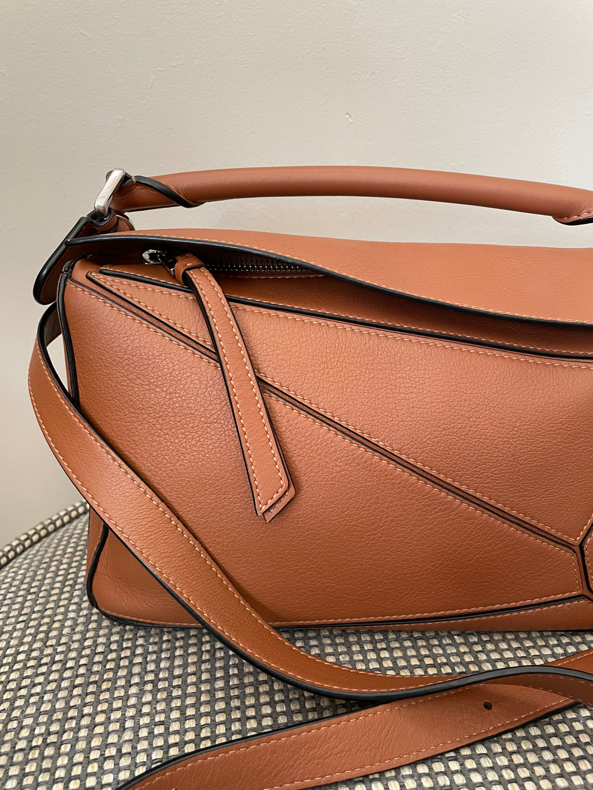 Preloved Loewe Puzzle Shoulder Bag, Small