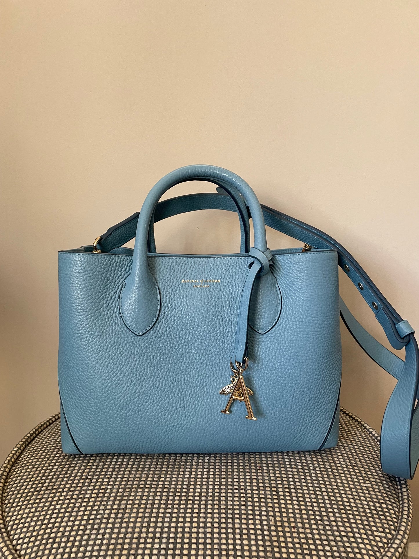 Preloved Aspinal of London Midi Tote Bag