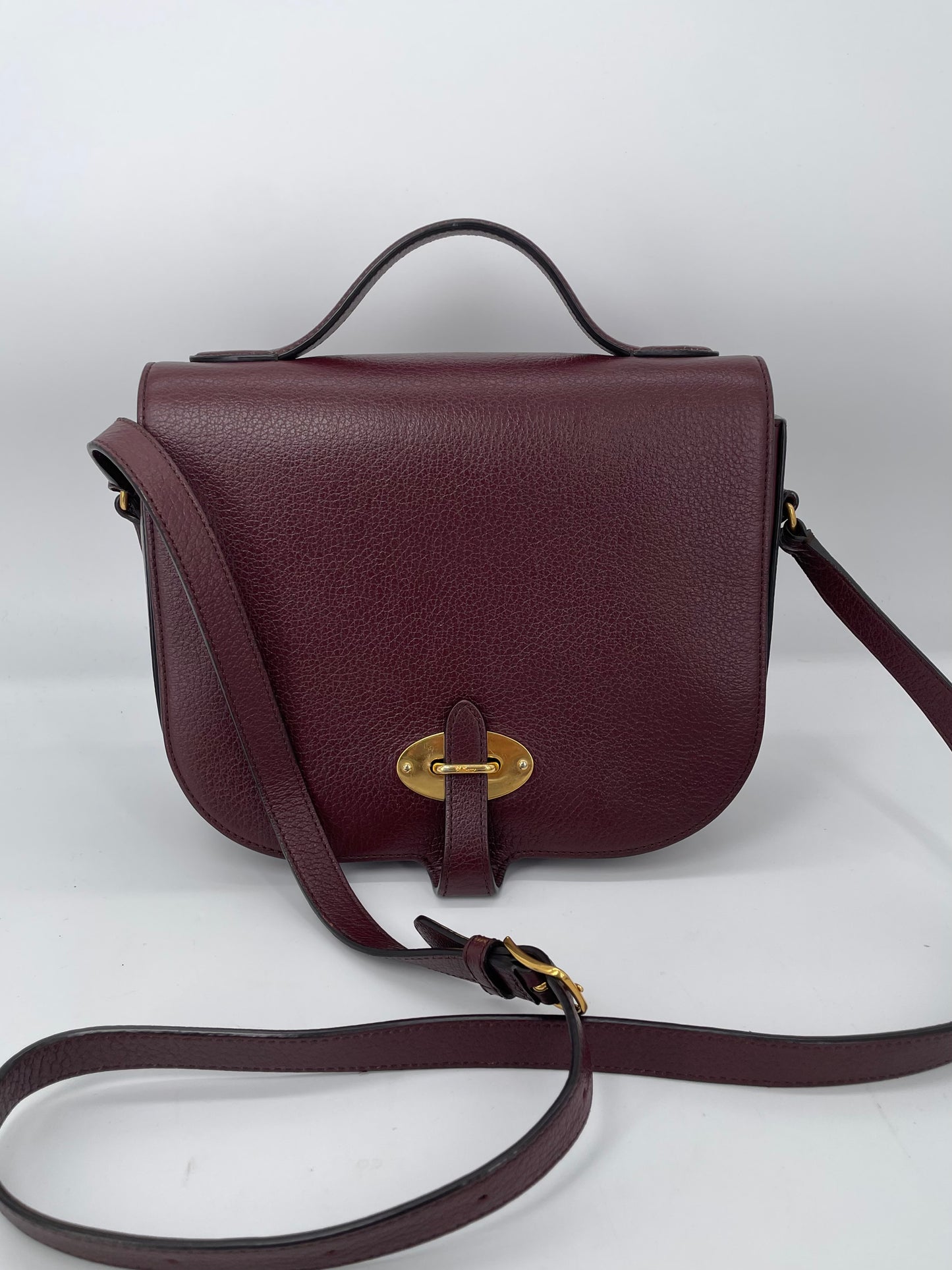Preloved Mulberry Tenby Satchel Bag, Large