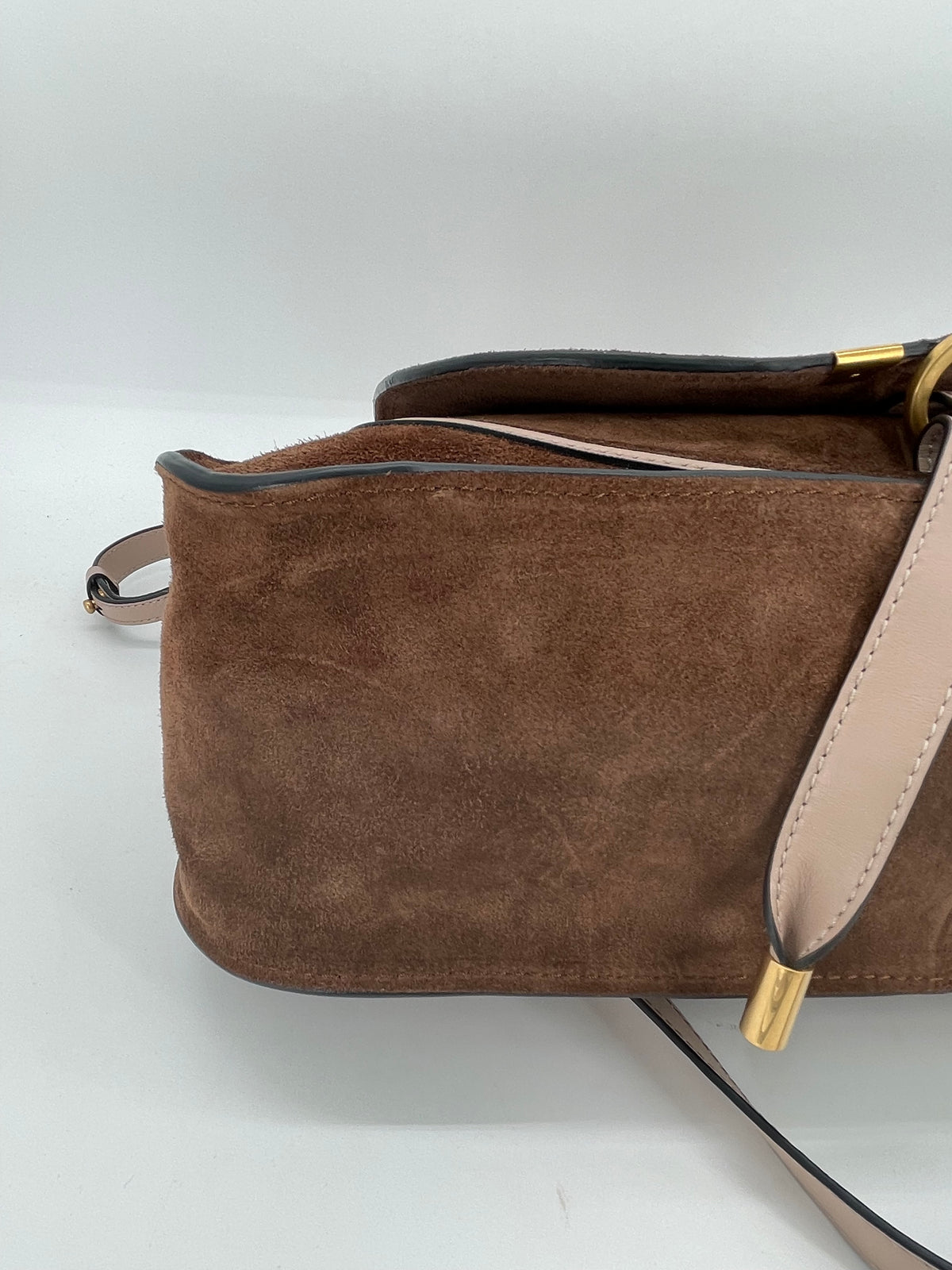 Preloved Chloe Marcie Two Handle Satchel Bag with Long Strap