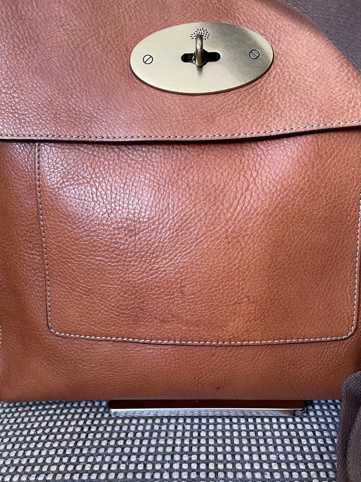 Preloved Mulberry Antony Messenger Crossbody Bag, Large