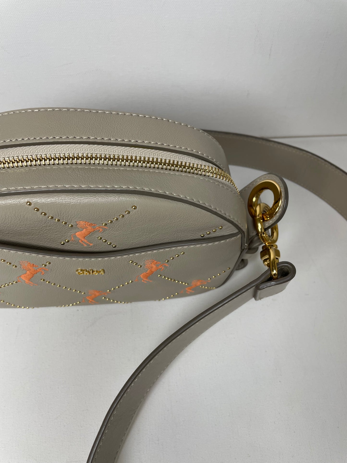 Preloved Chloe Galloping Horse Crossbody Bag