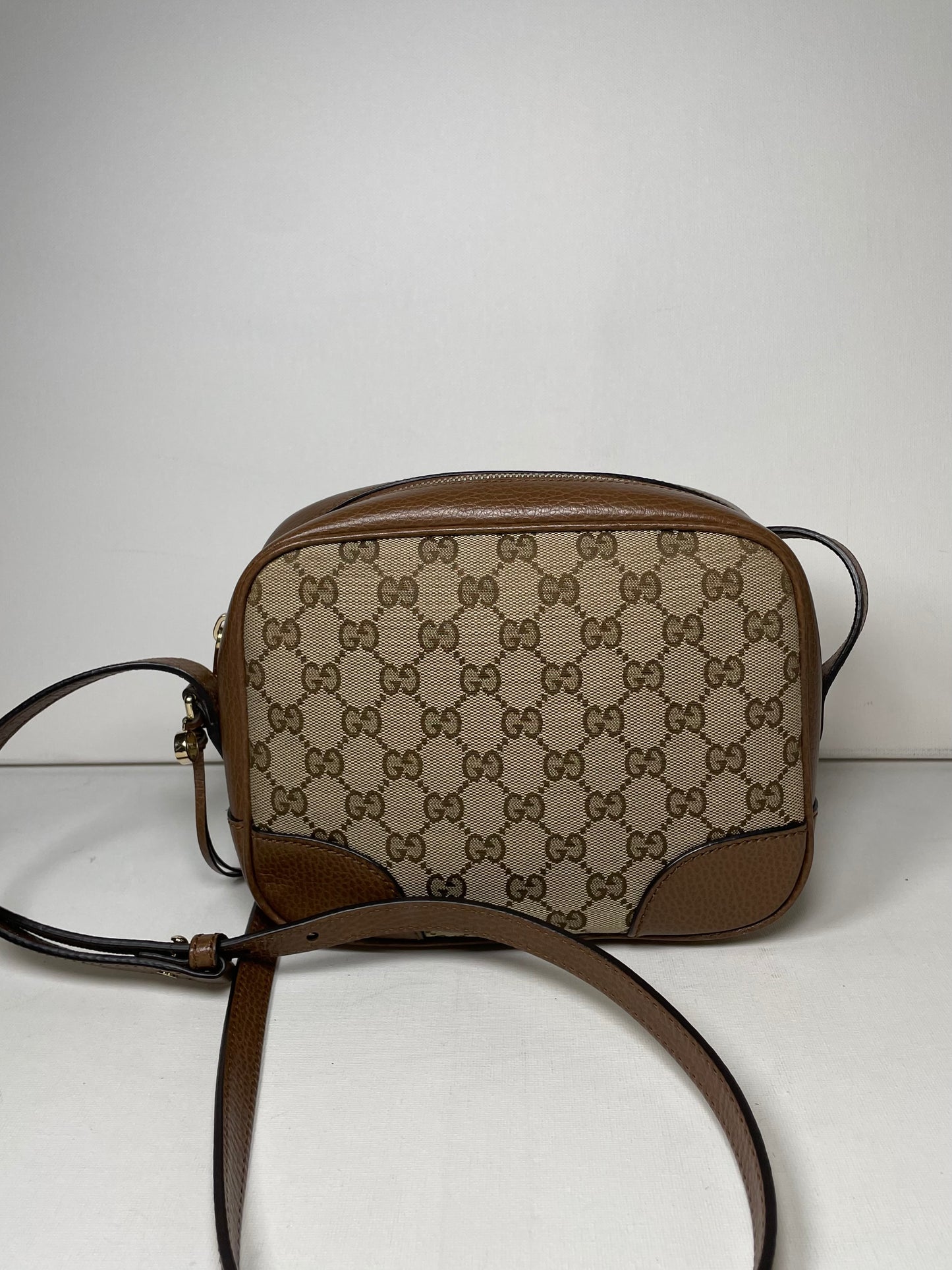 Preloved Gucci Bree Monogram Crossbody Bag