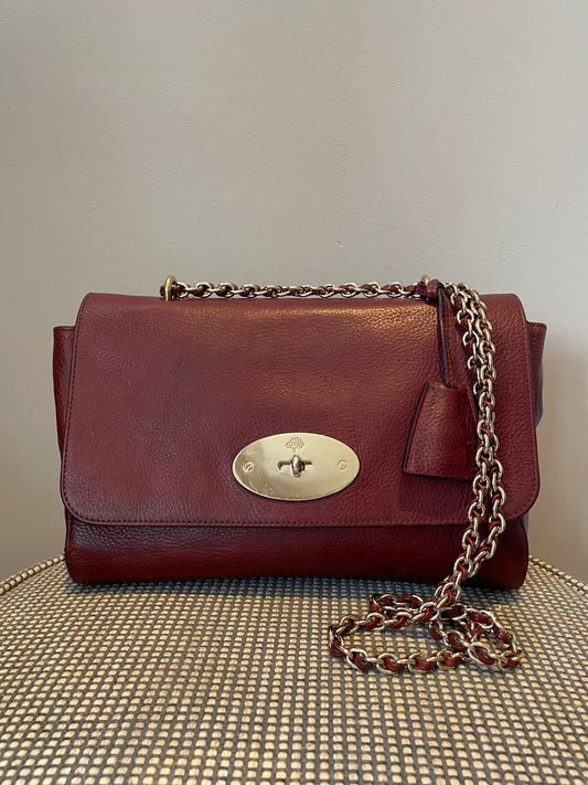 Preloved Mulberry Lily Shoulder Bag, Medium