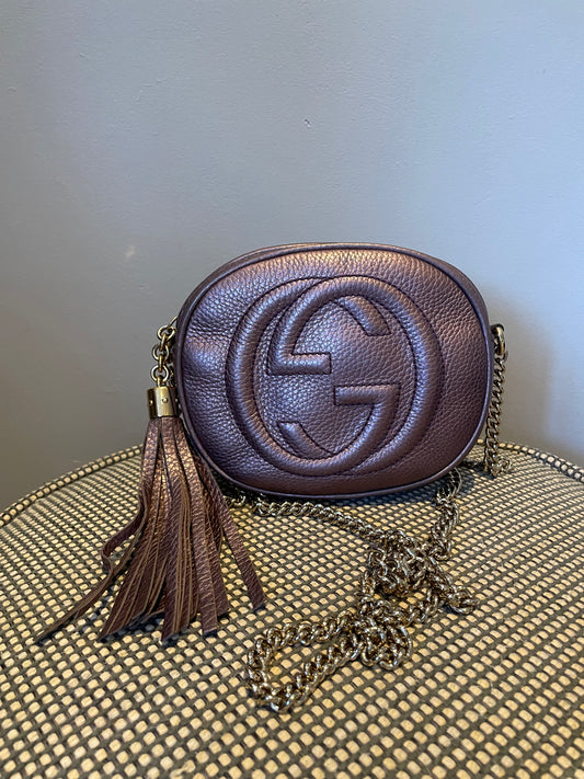 Preloved Gucci Soho Chain Crossbody Bag, Mini