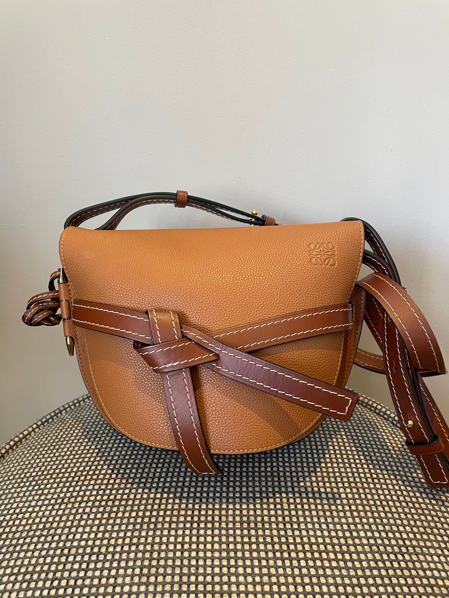 Preloved Loewe Gate Crossbody Bag, Small