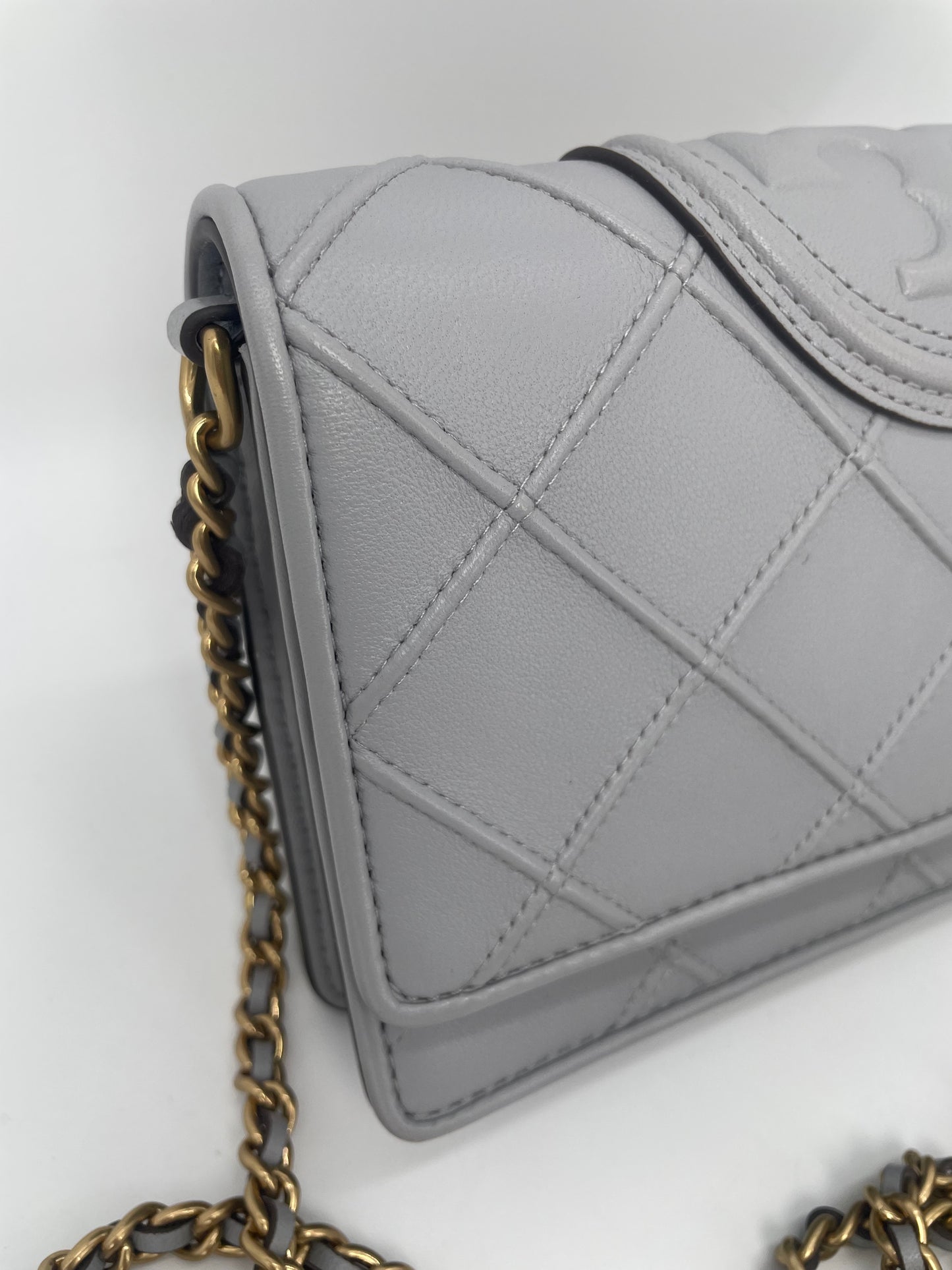 Preloved Tory Burch Fleming Soft Chain Wallet