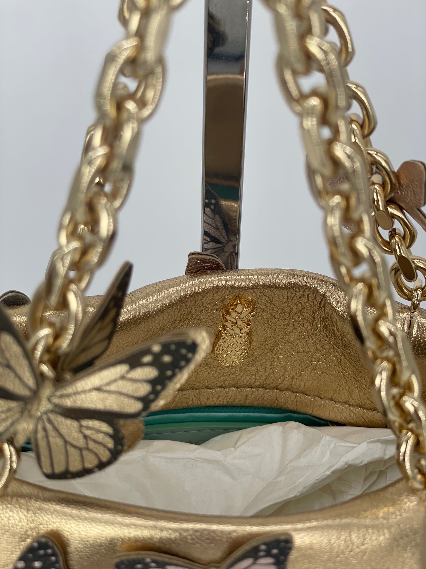 Preloved Aquazzura Papillion Tote Bag, Mini