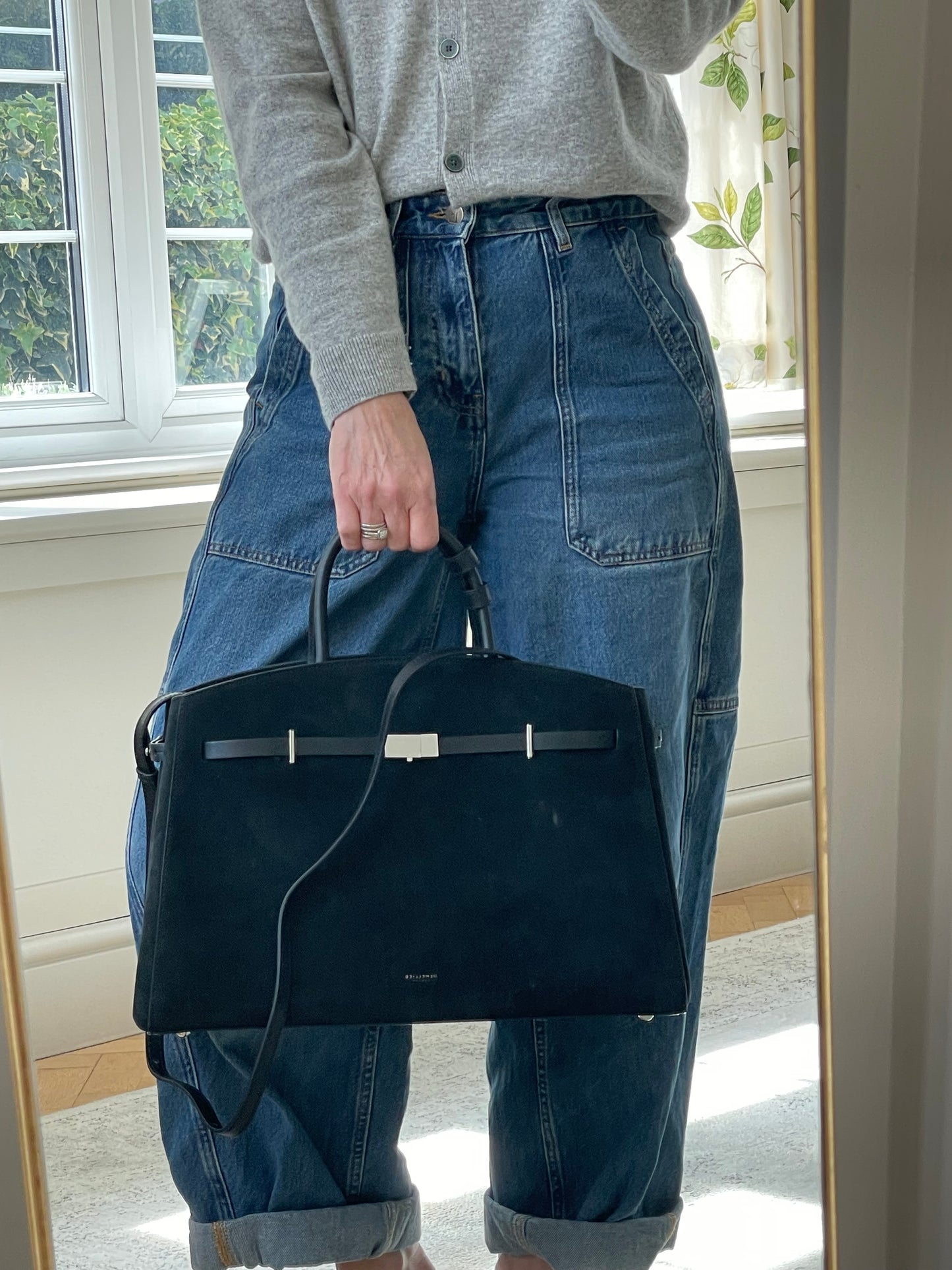 Preloved DeMellier Hudson Tote Bag with Long Strap, Large