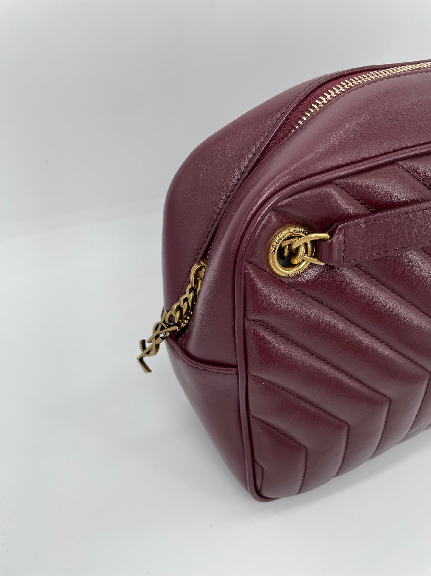 Preloved Saint Laurent Joan Camera Crossbody Bag, Medium