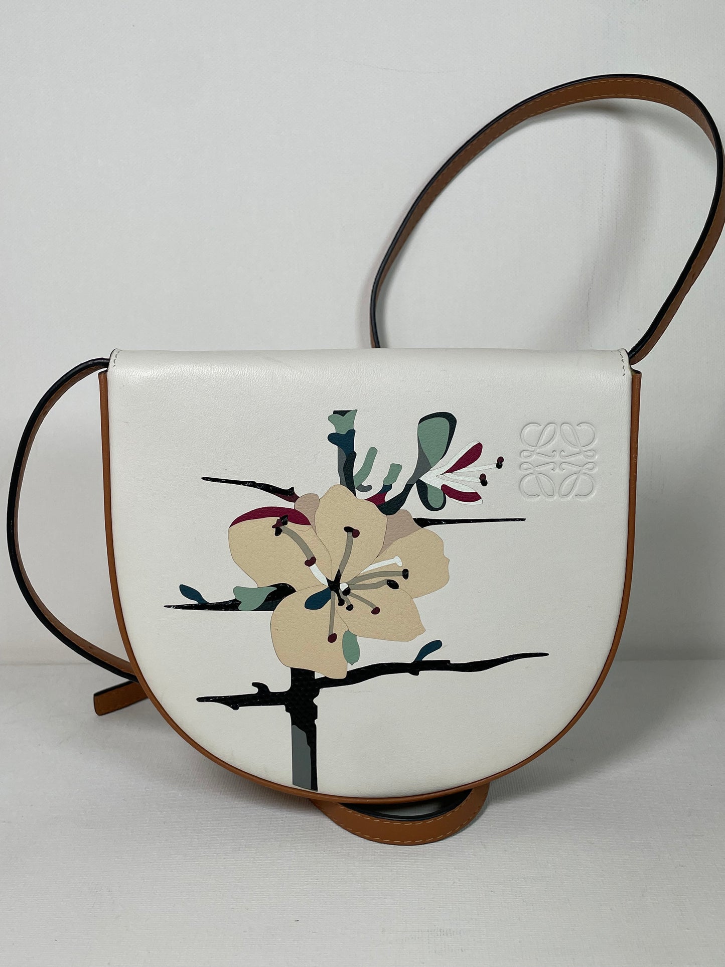 Preloved Loewe Botanical Heel Shoulder Bag