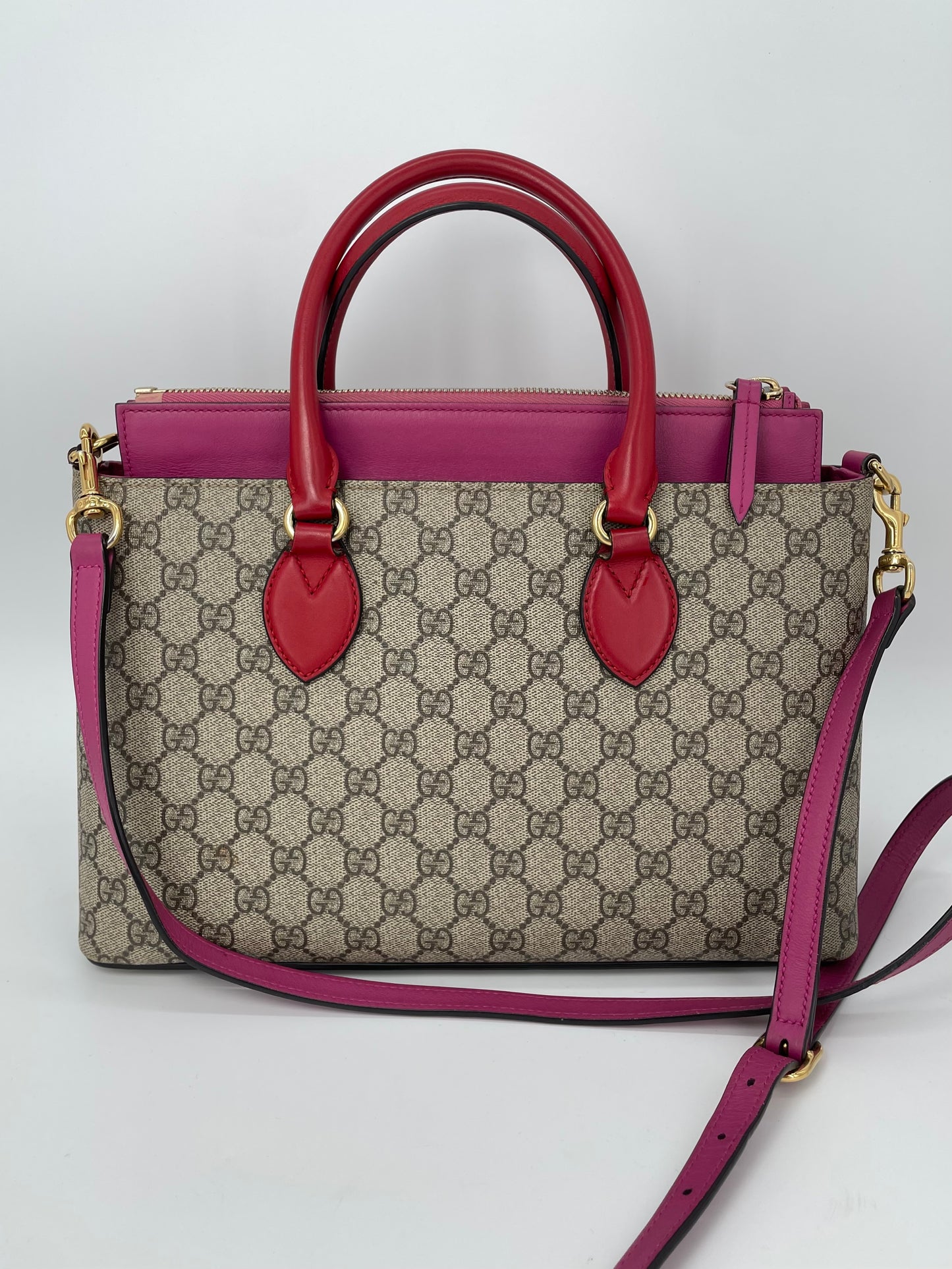 Preloved Gucci Supreme Monogram Tote Bag