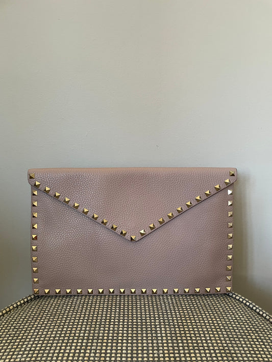 Preloved Valentino Garavani Rockstud Envelope Clutch