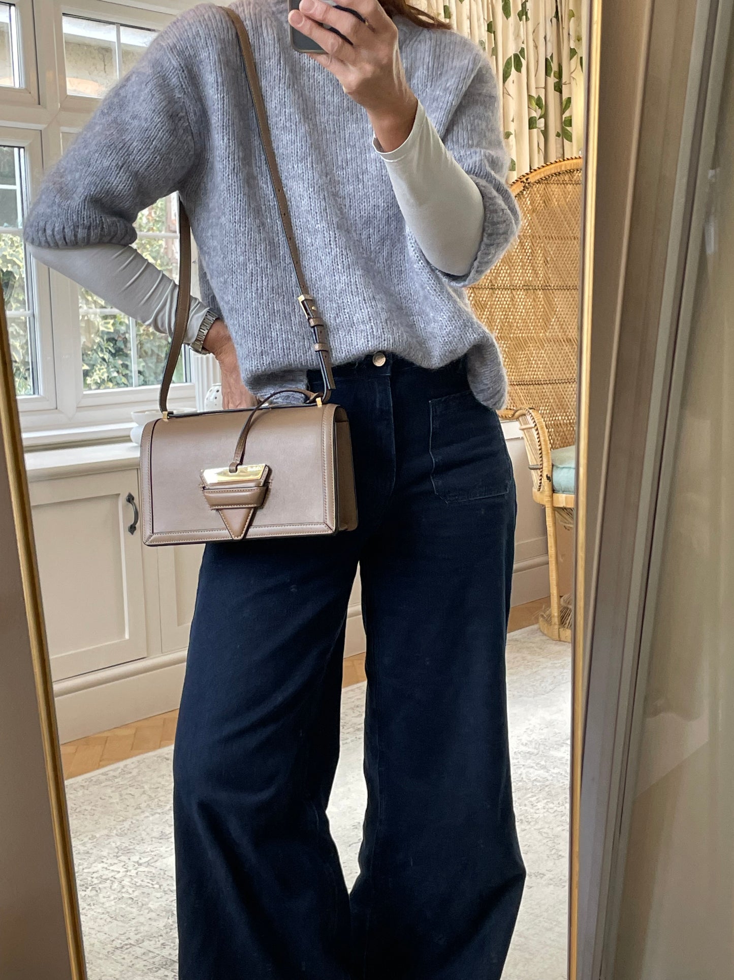 Preloved Loewe Barcelona Crossbody Bag, Medium