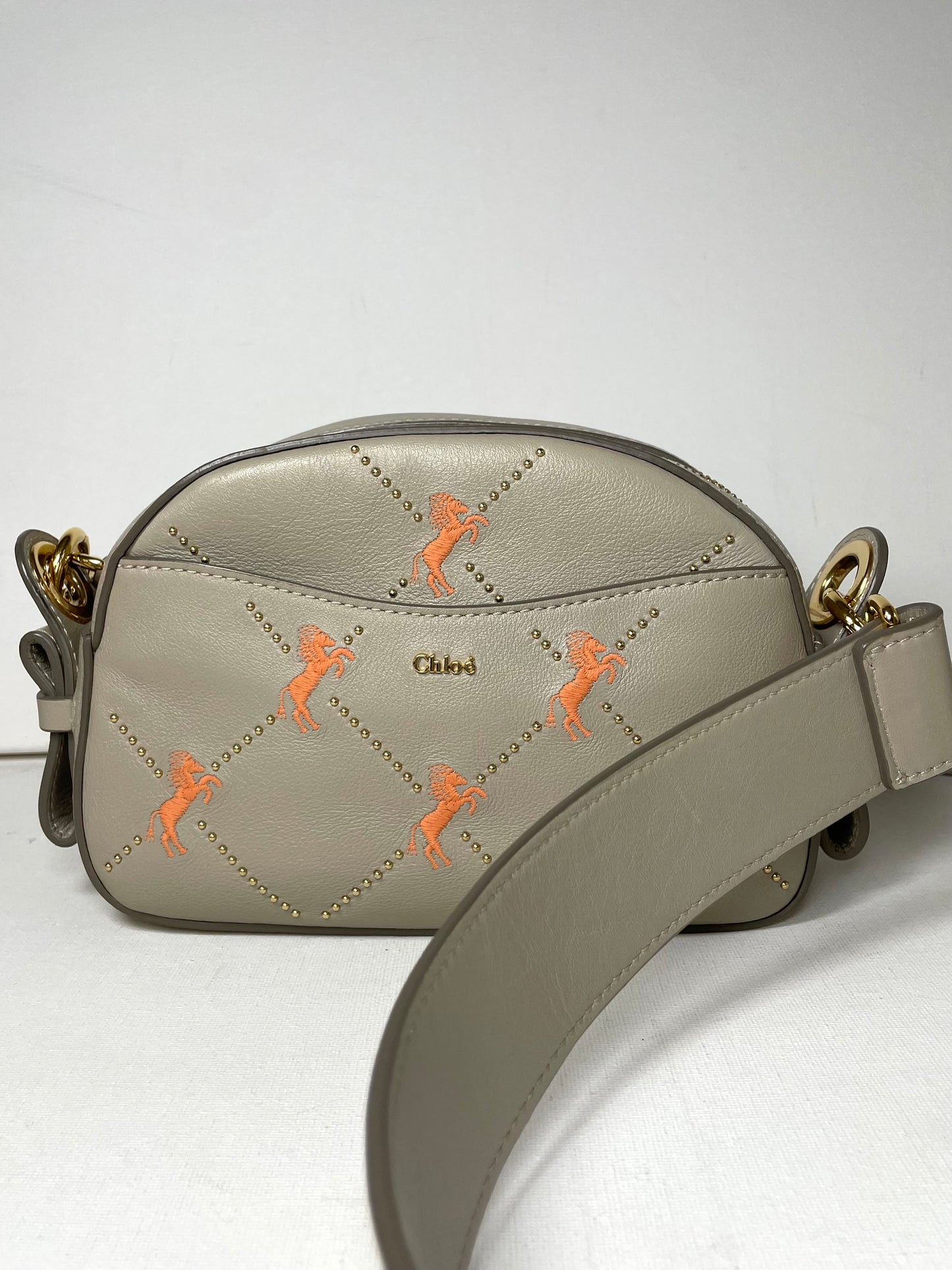 Preloved Chloe Galloping Horse Crossbody Bag