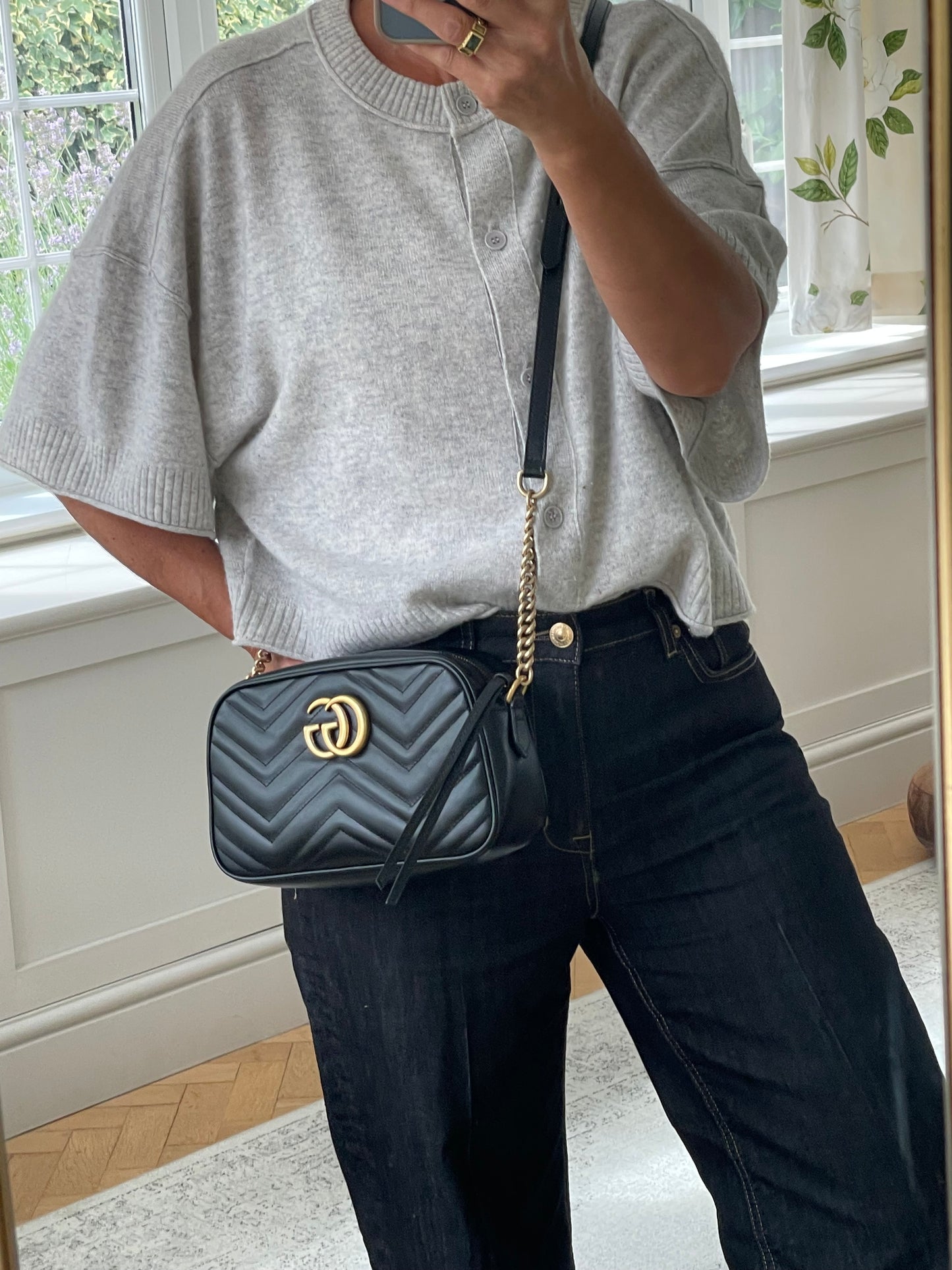 Preloved Gucci Marmont Shoulder Bag, Small