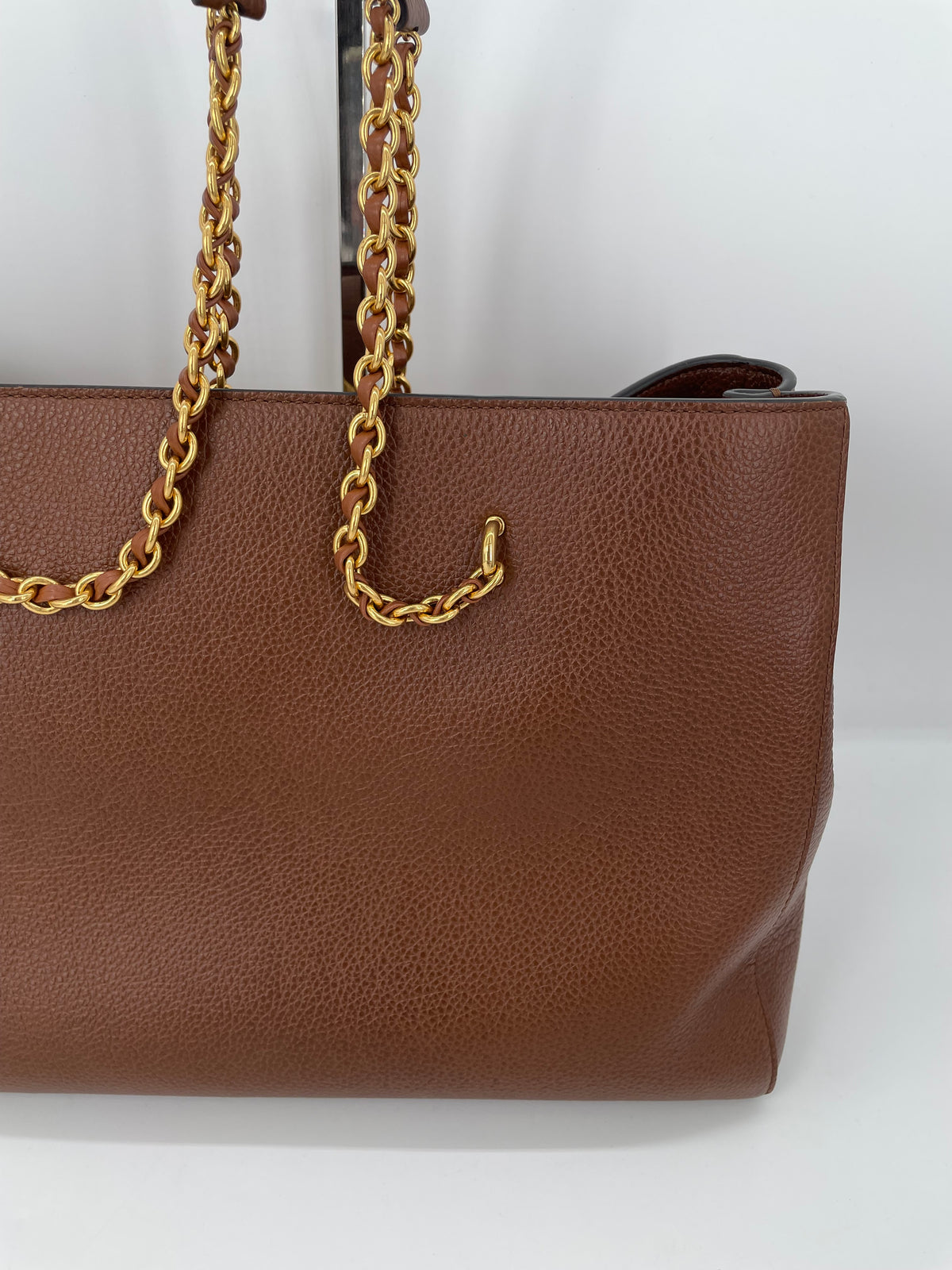 Preloved Mulberry Lily Chain Tote Bag
