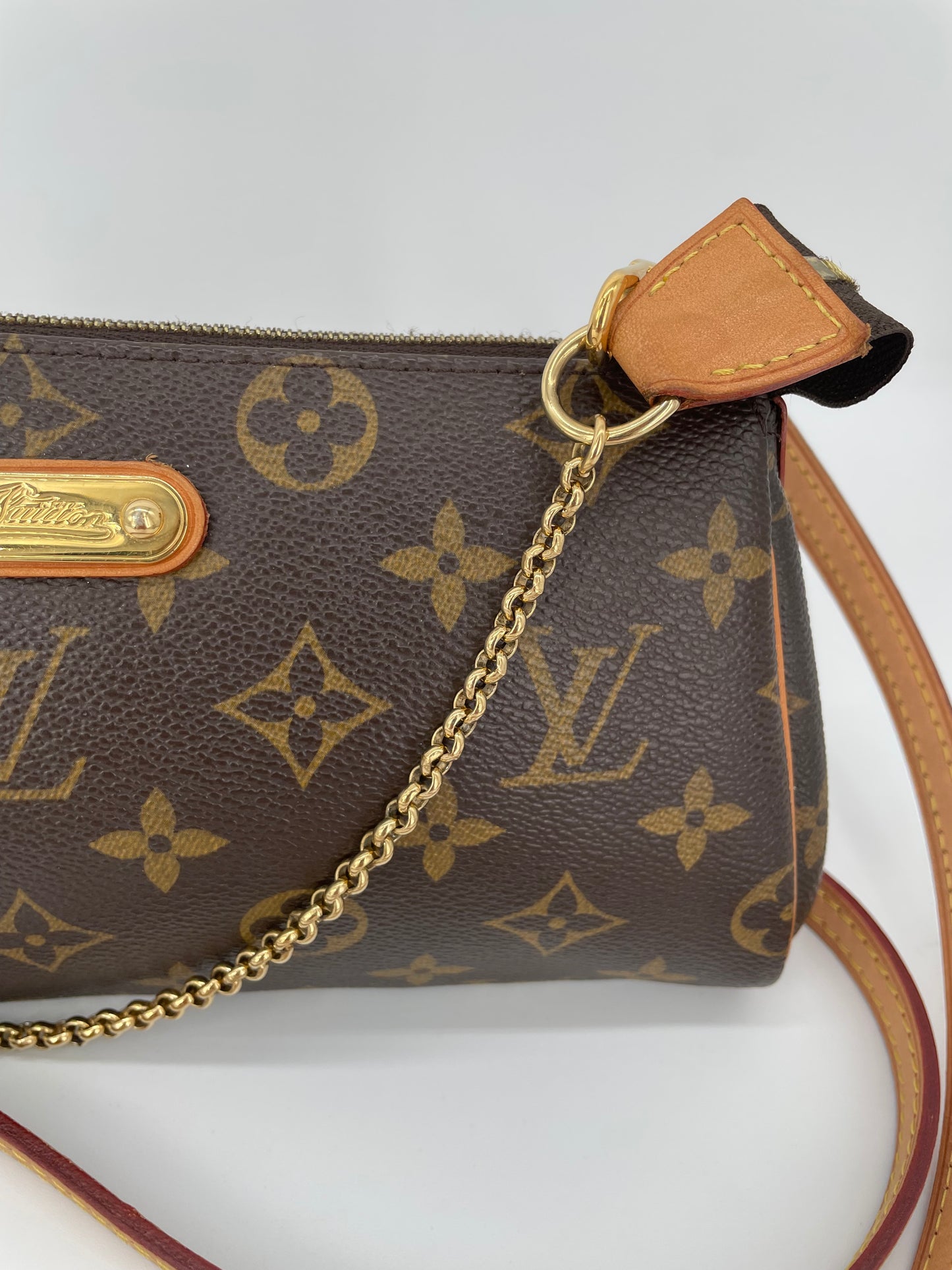 Preloved Louis Vuitton Monogram Canvas Eva Clutch/Crossbody Bag