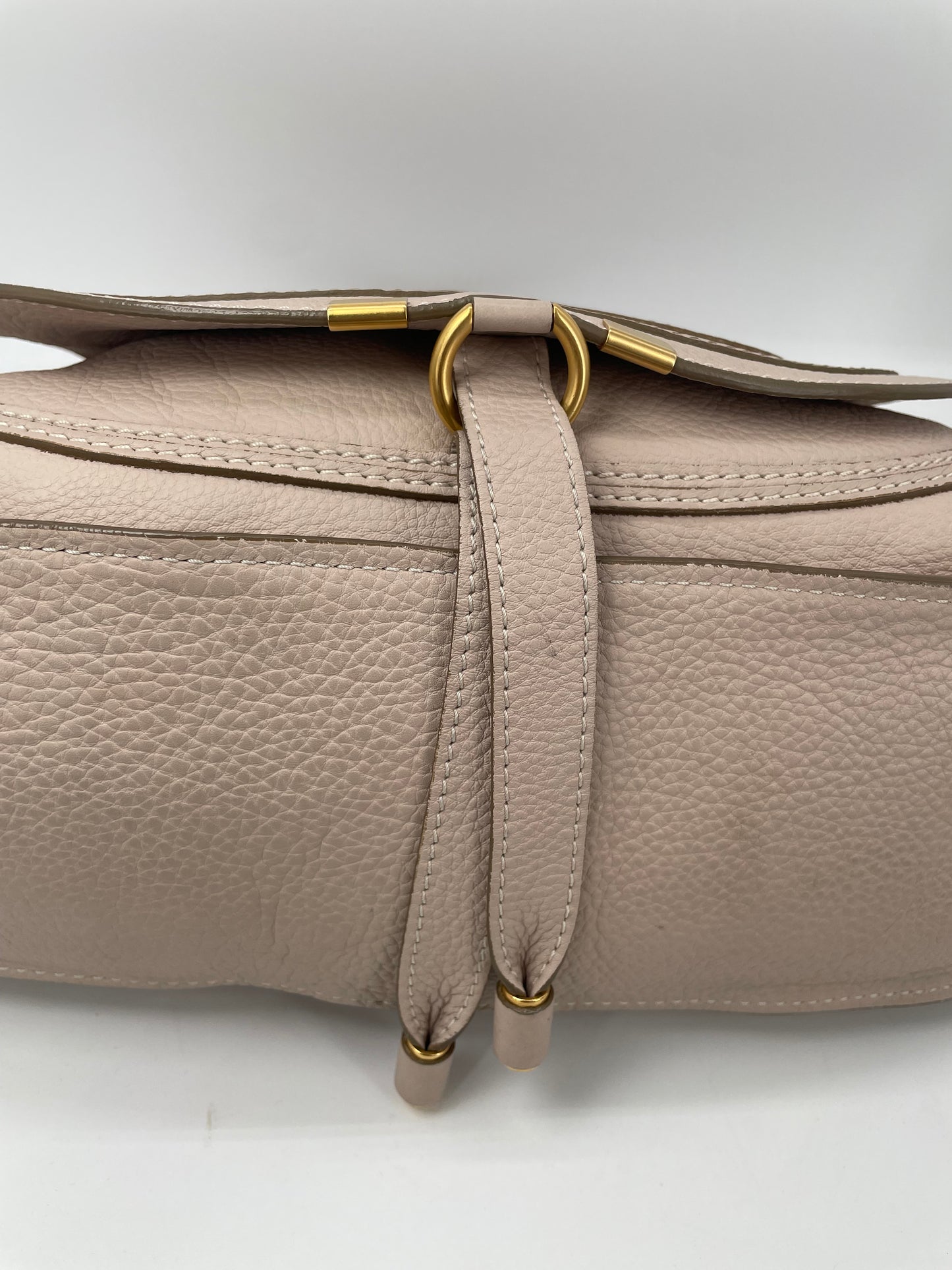 Preloved Chloe Marcie Two Handle Satchel Bag with Long Strap