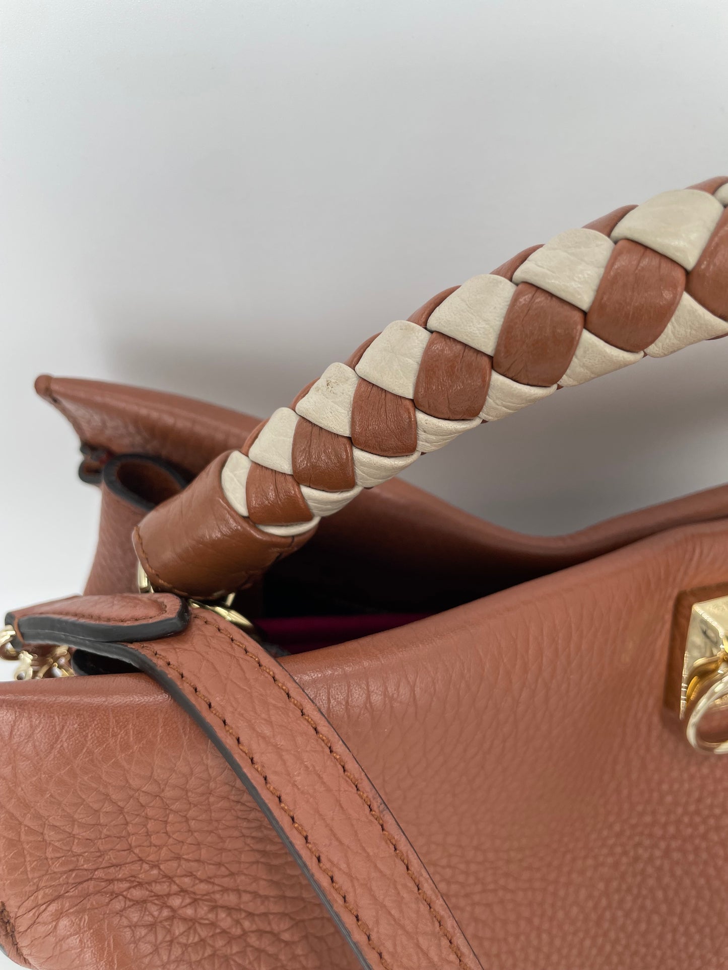 Preloved Mulberry Iris Top Handle Tote Bag, Large