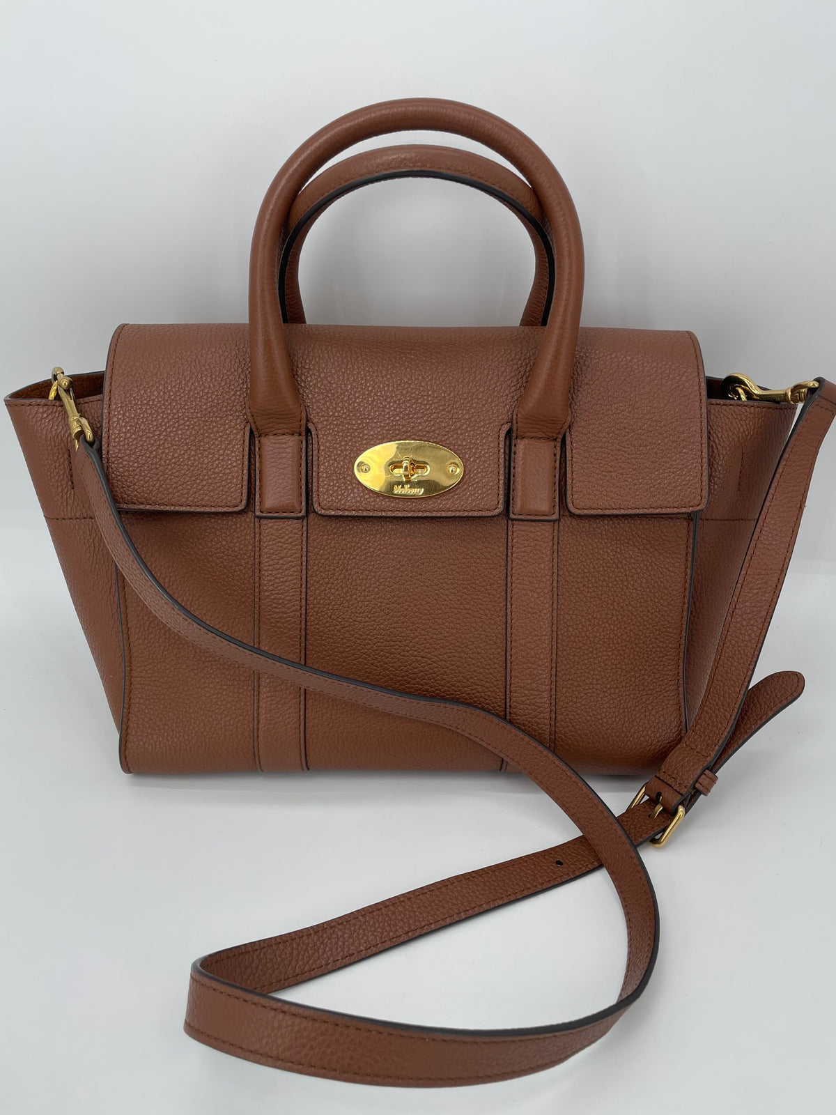Preloved Mulberry Bayswater Satchel Bag, Small
