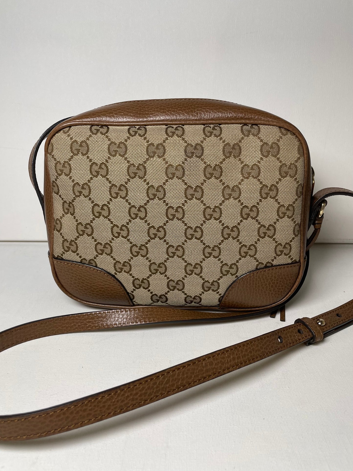 Preloved Gucci Bree Monogram Crossbody Bag