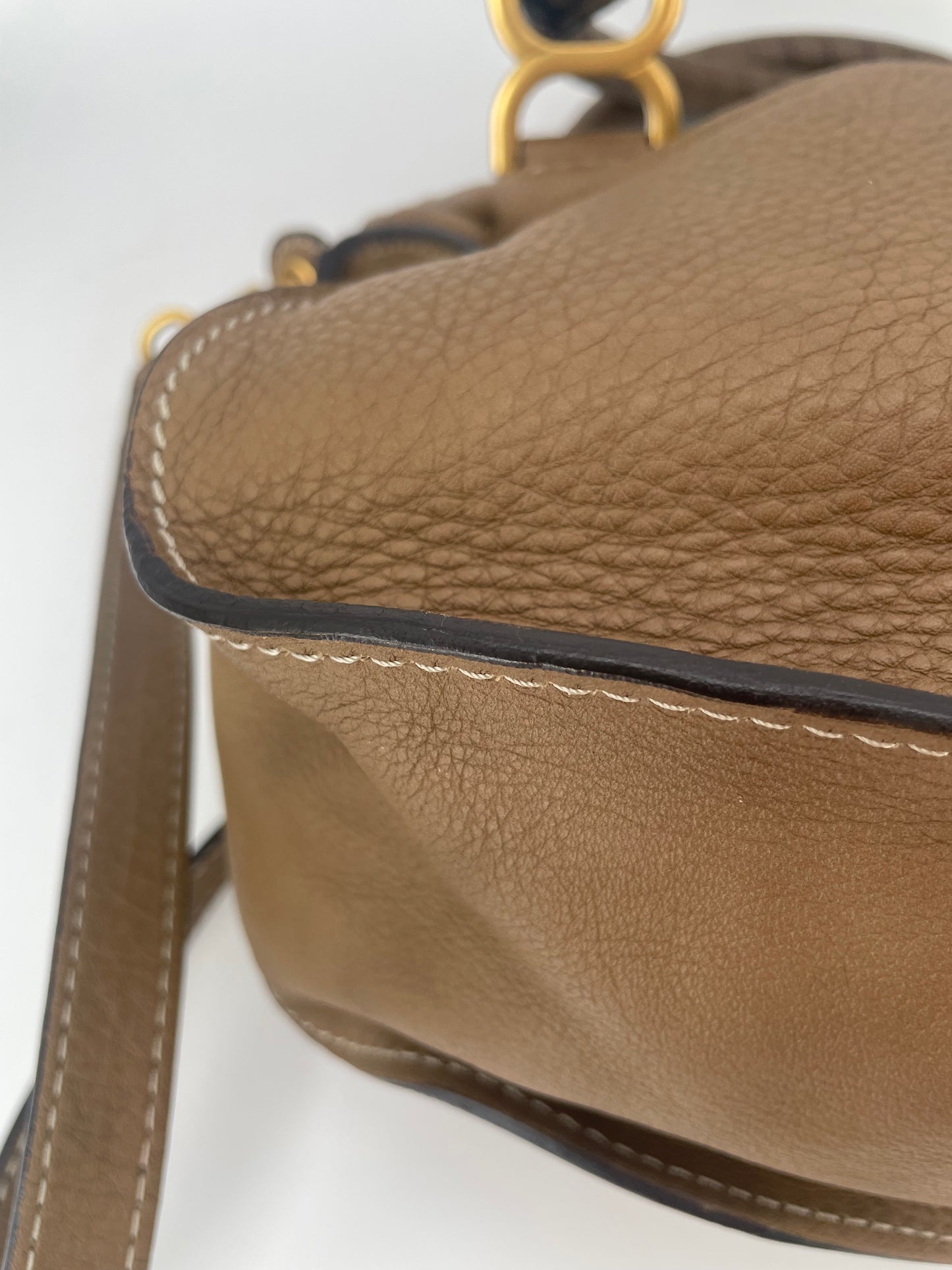 Preloved Chloe Marcie Satchel Bag with long strap, Medium